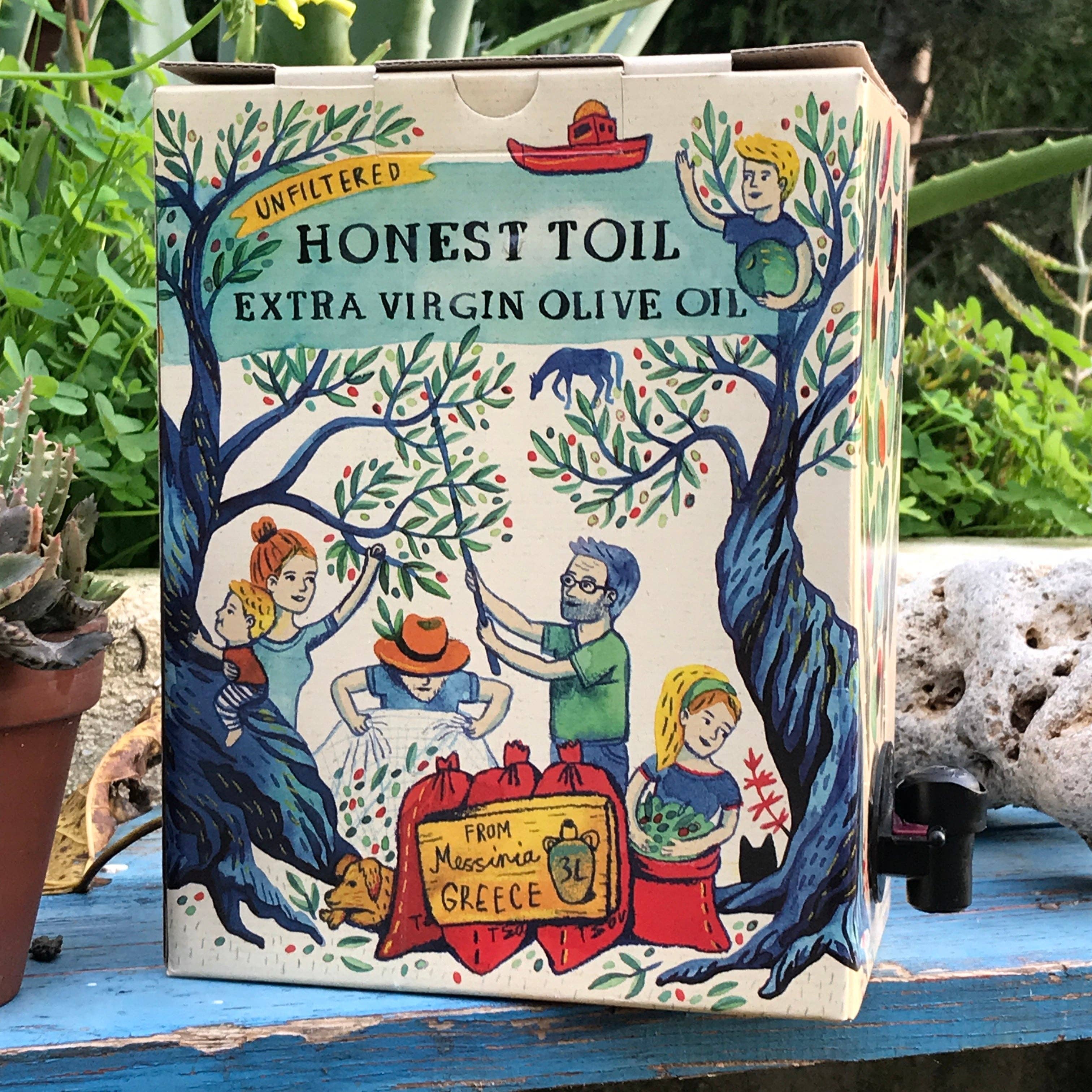 Švelnus, aromatingas, nedidelės partijos 🌿 nefiltruotas ypač tyras alyvuogių aliejus, 3 litrai, maišelis dėžutėje