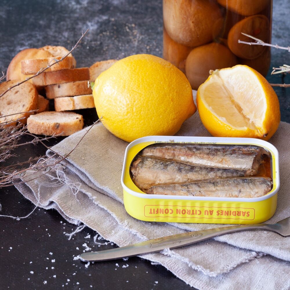 Sardinės su konservuotomis citrinomis (confit)| Ferrigno Ferrigno