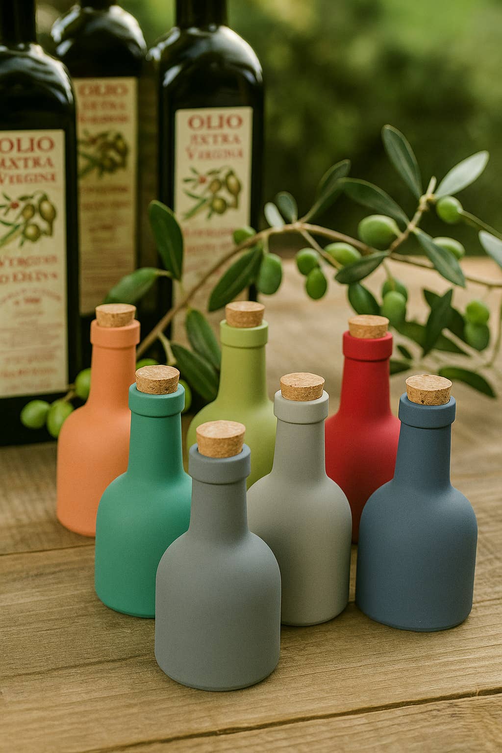 Dulce de leche oil cruet 340 ml / cork stopper VdE Tivoli 1996