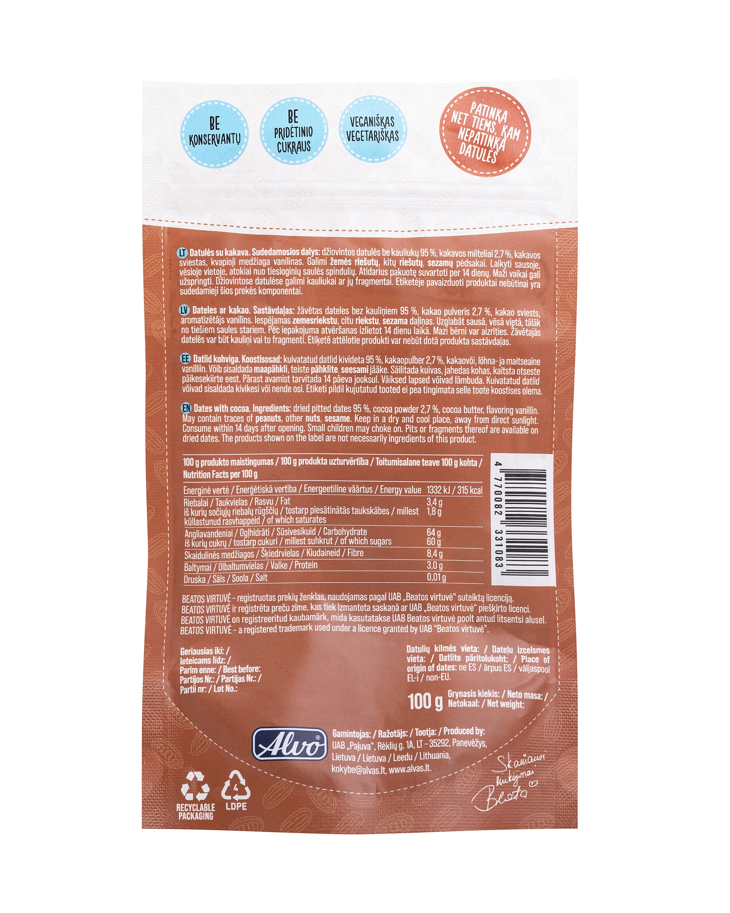 Happy Dates su kakava