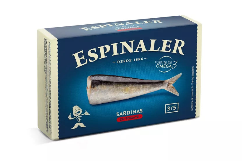 Sardinės pomidorų padaže | Espinaler – šoninis vaizdas | Beata Nicholson