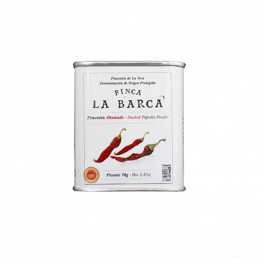 Pimentón de La Vera Lata Picante 70g Finca La Barca