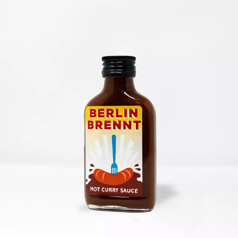 „Berliner Brennt“ aštrus kario padažas | „Crazy Bastard“, 100 ml – priekinis vaizdas | Beata Nicholson