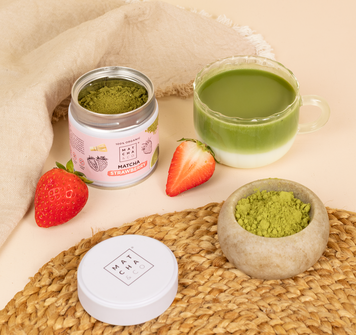 Ekologiška matcha su braškėmis, 80 g – 9 nuotrauka | Beata Nicholson