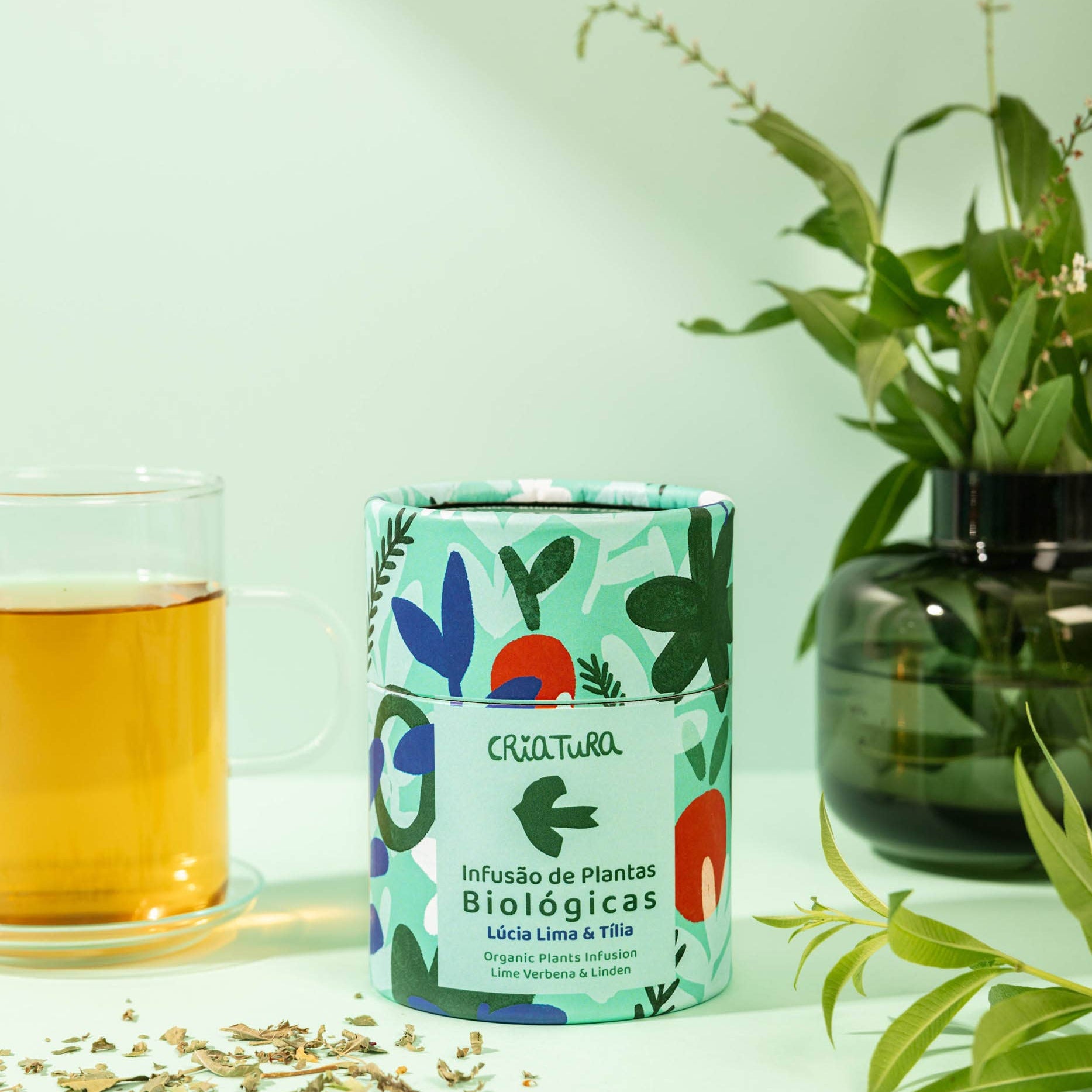 Ekologiška citrininės verbenos ir liepžiedžių žolelių arbata – raminanti