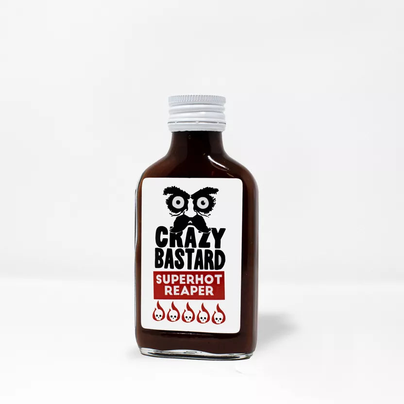 Crazy Bastard aštrus padažas - Superhot Reaper 100ml – priekinis vaizdas | Beata Nicholson