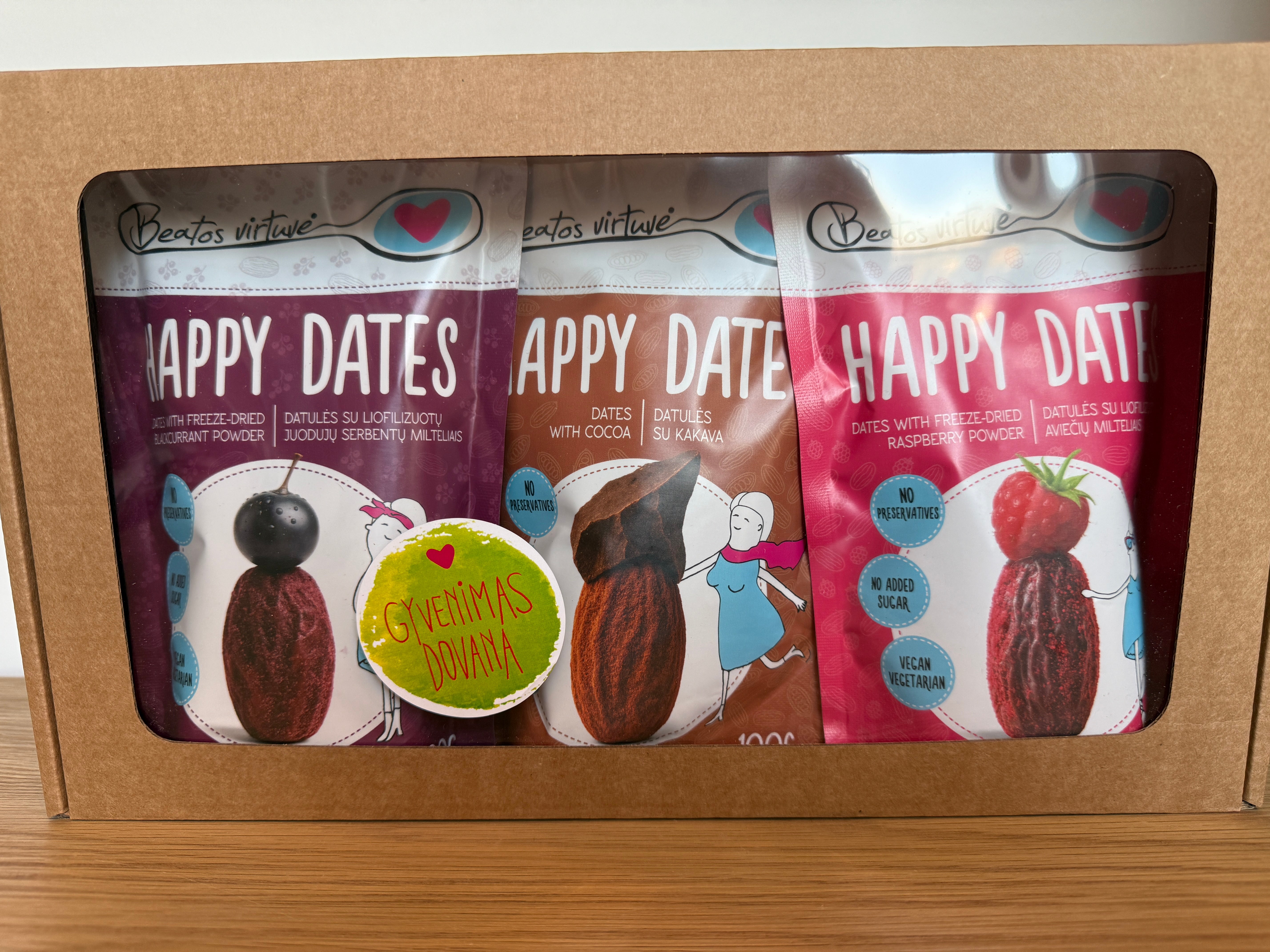 Happy Dates – trijų skonių pasimatymas 💛