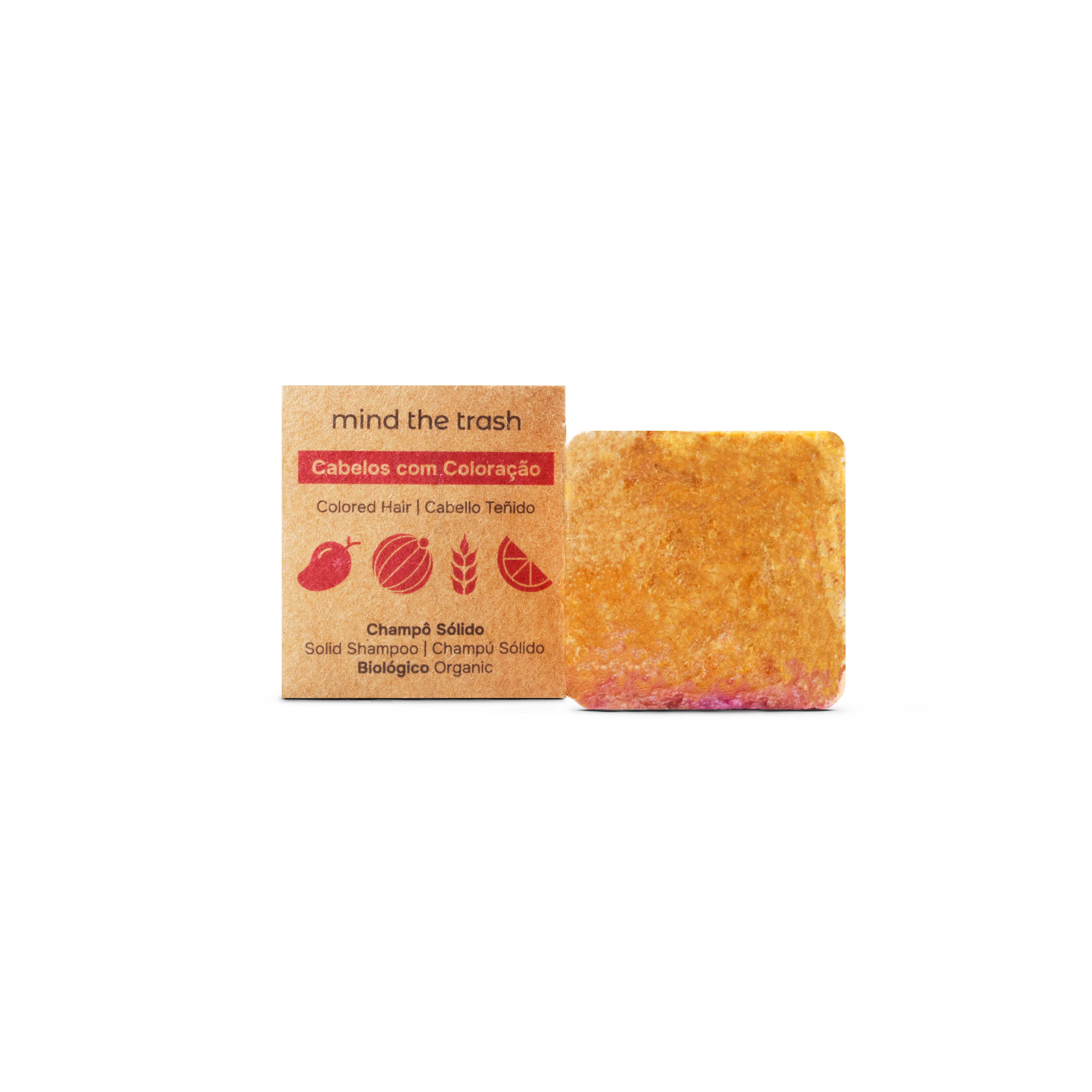 Solid Shampoo Colored Hair Travel Size – Mind The Trash – priekinis vaizdas | Beata Nicholson