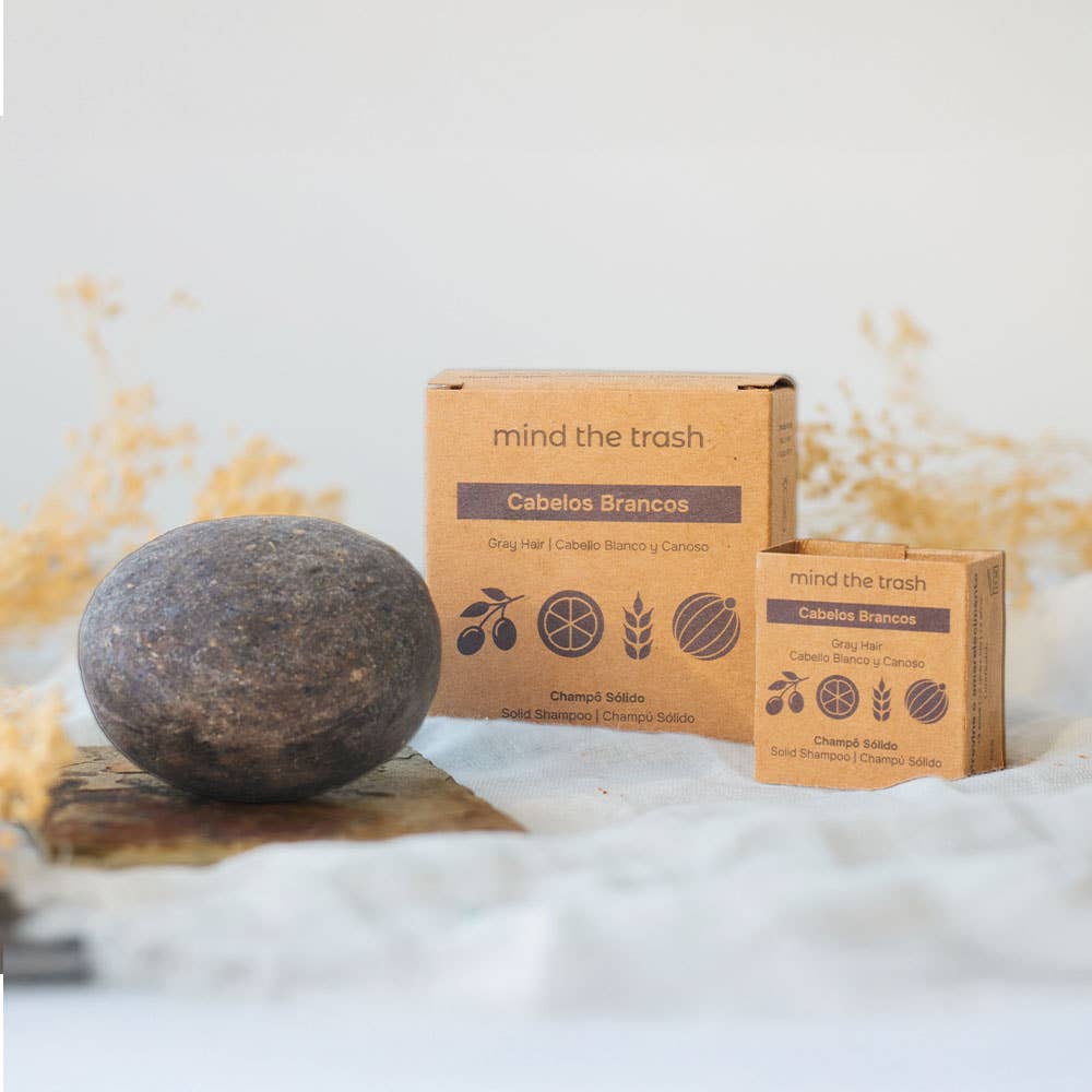 Solid Shampoo White Hair Travel Size – Mind The Trash – galinis vaizdas | Beata Nicholson