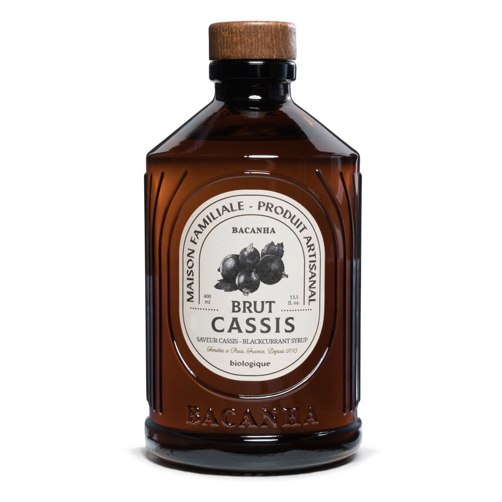 Natūralus juodųjų serbentų sirupas - ekologiškas - 400 ml | Bacanha Bacanha