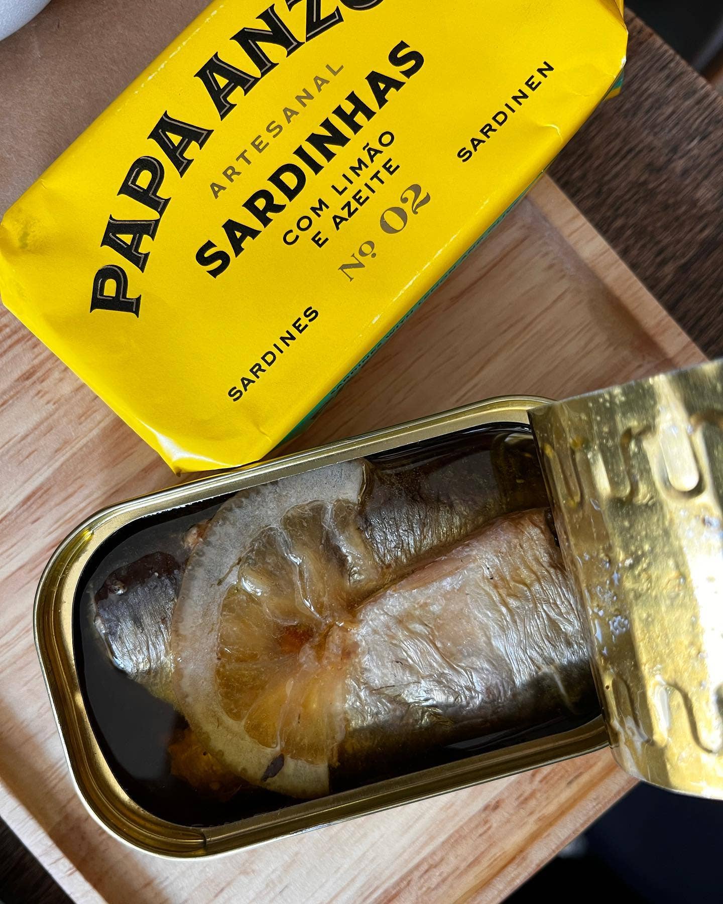 Sardinės su citrina ir alyvuogių aliejumi | Papa Anzóis