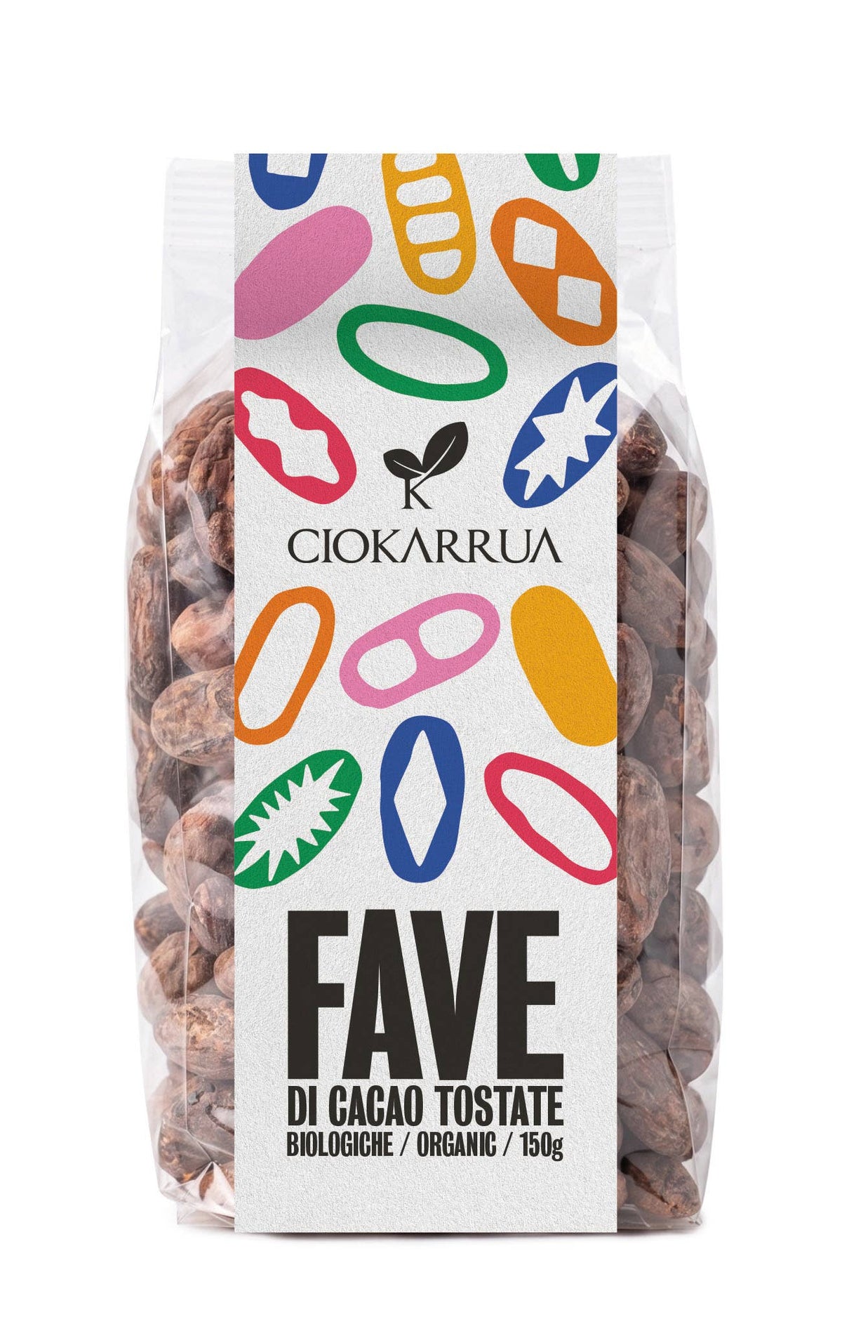 Skrudintos ekologiškos kakavos pupelės, 150 g | Ciokarrua | Beata Nicholson