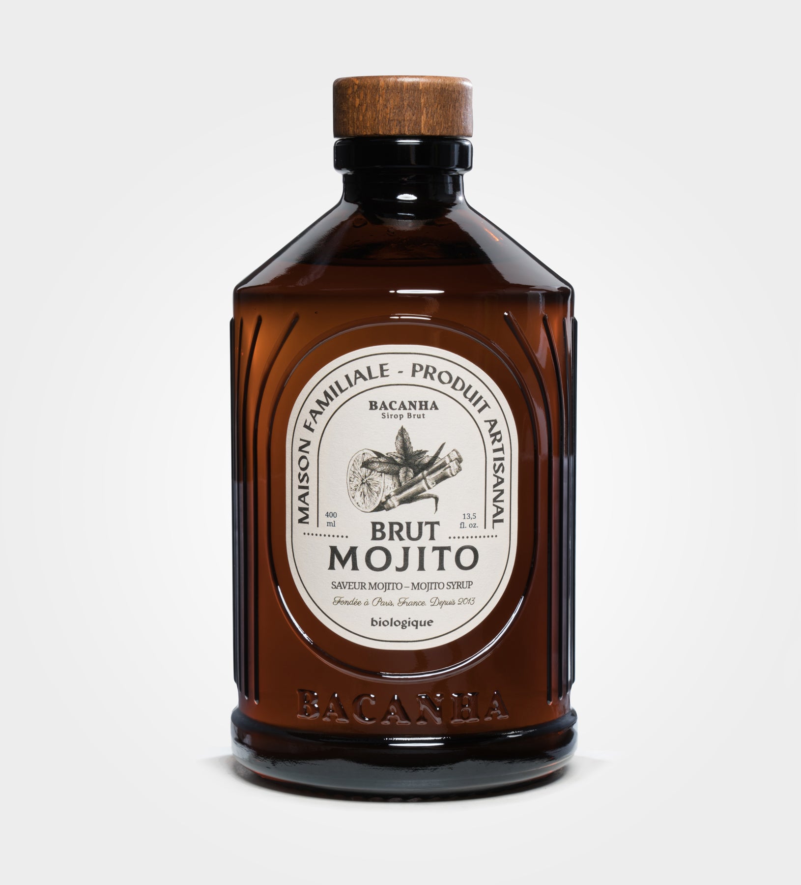 Žalias Mojito sirupas - ekologiškas - 400 ml | Bacanha
