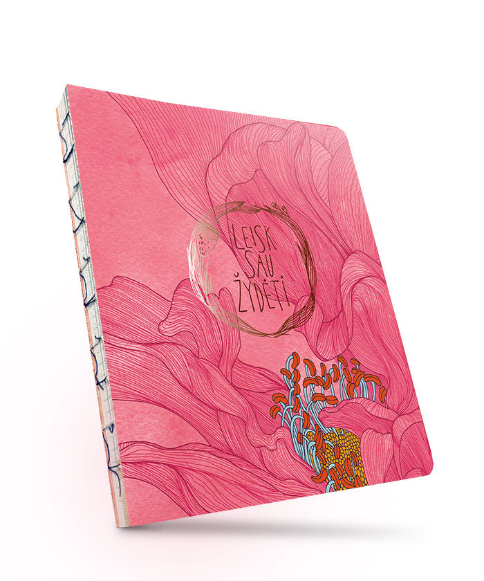 Beatos svajonių, idėjų ir eskizų knyga LEISK SAU ŽYDĖTI 🌸🌼✒️📝