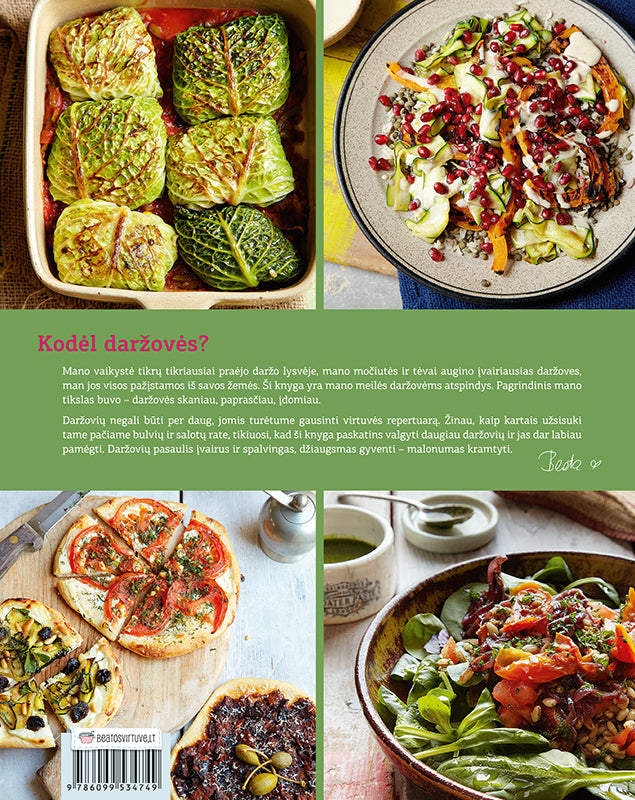 Beatos virtuvė: Daugiau daržovių su "Gyvenimas dovana' dovanų pakavimo popierius