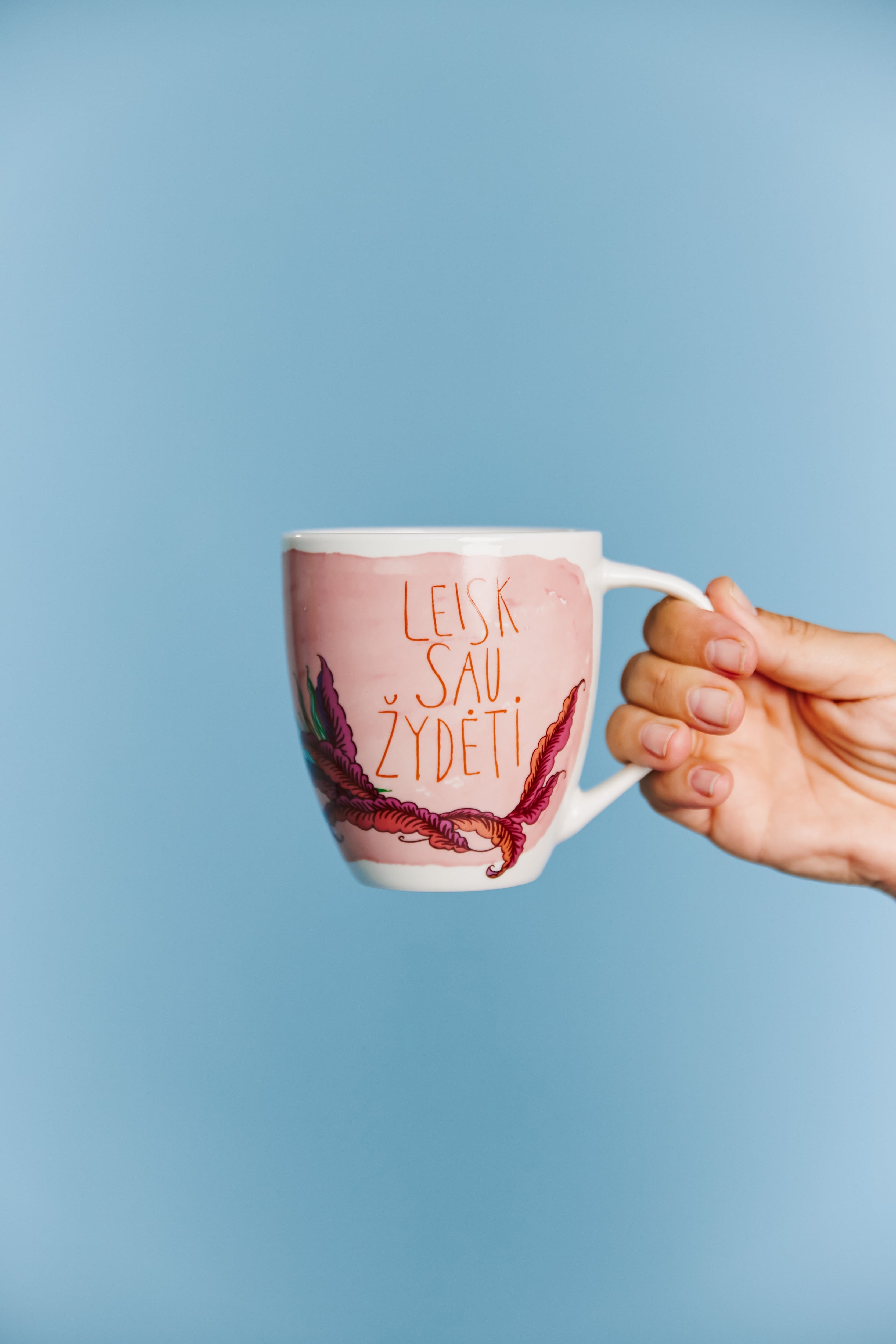 Puodelis LEISK SAU ŽYDĖTI