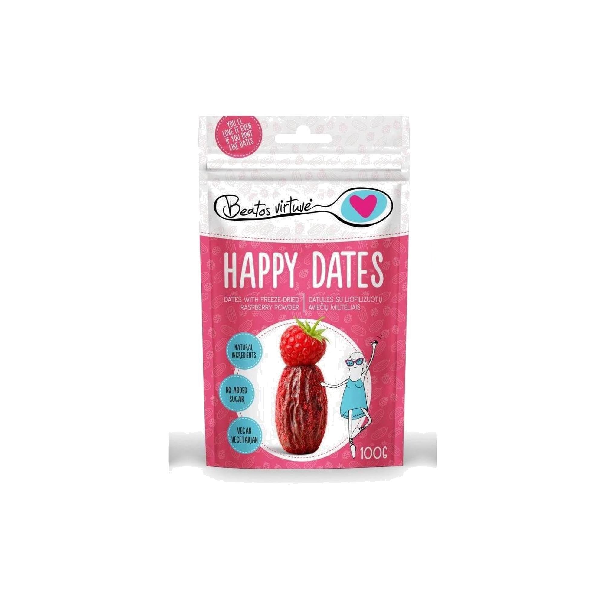 Happy Dates su avietėmis