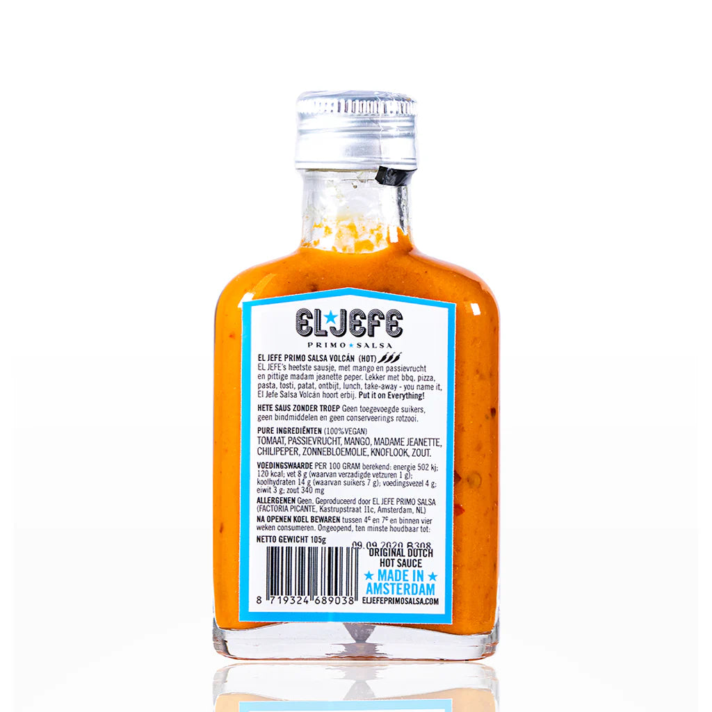 Padažas „Volcán“ (gana aštrus) - 100 ml | El Jefe