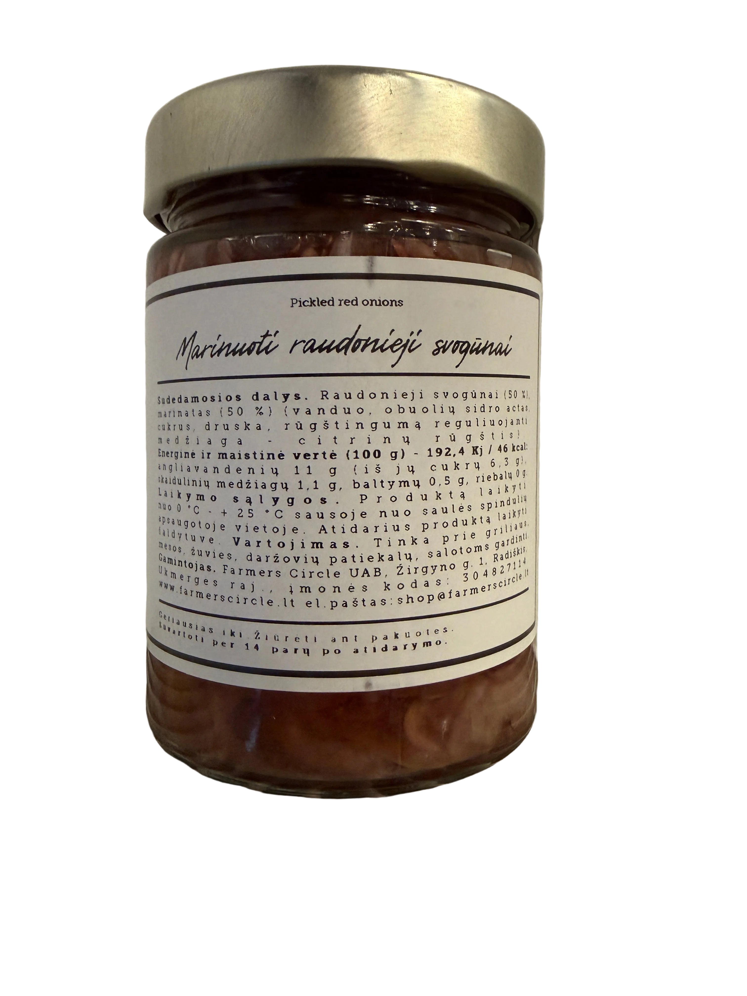 Marinuoti raudonieji svogūnai | Farmers Circle
