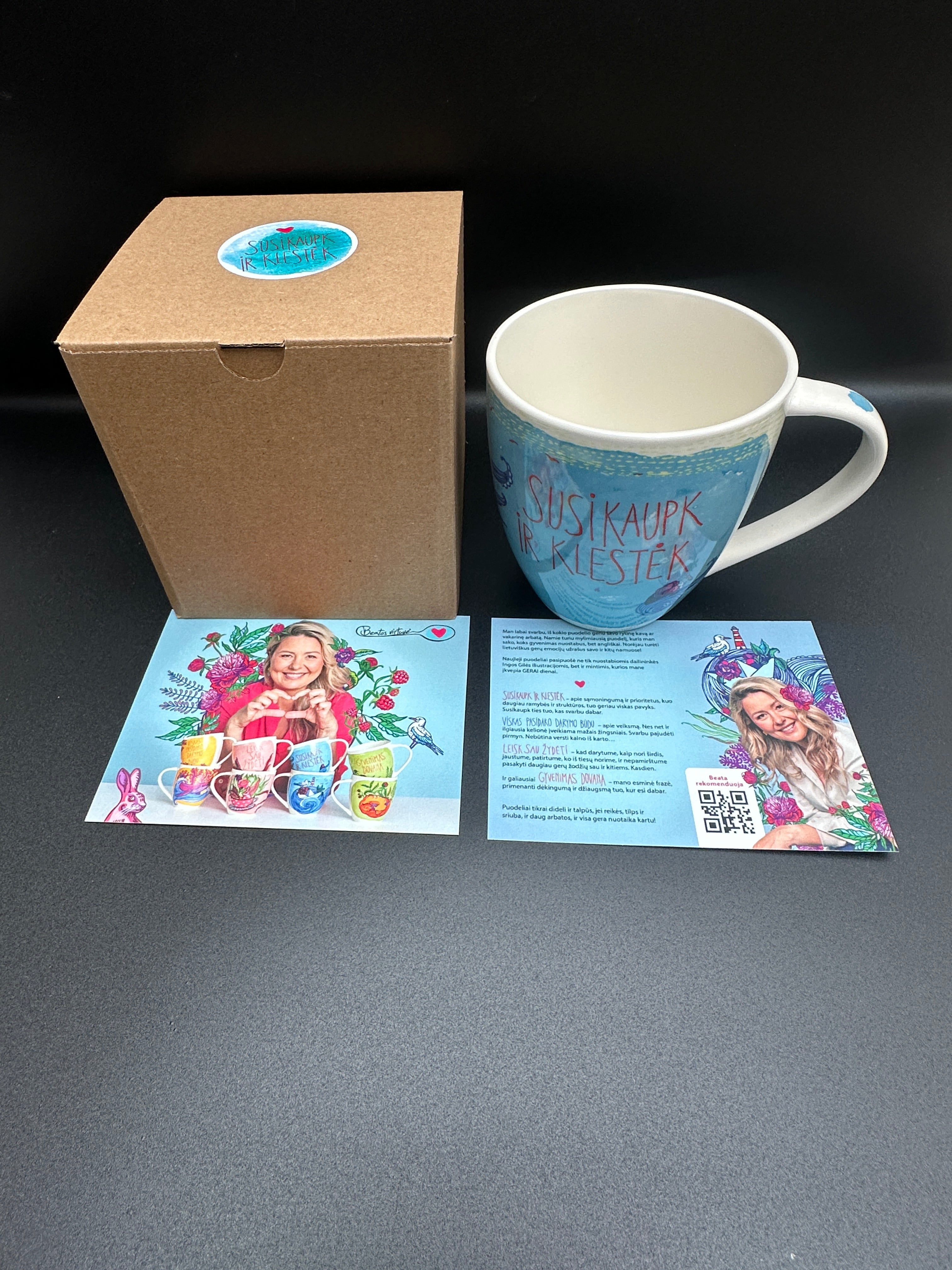 Puodelis SUSIKAUPK IR KLESTĖK