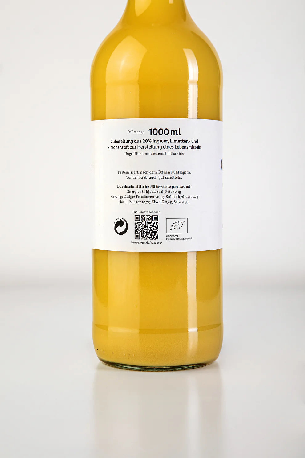 „Ben's Ginger“ - Ekologiškas imbiero koncentratas