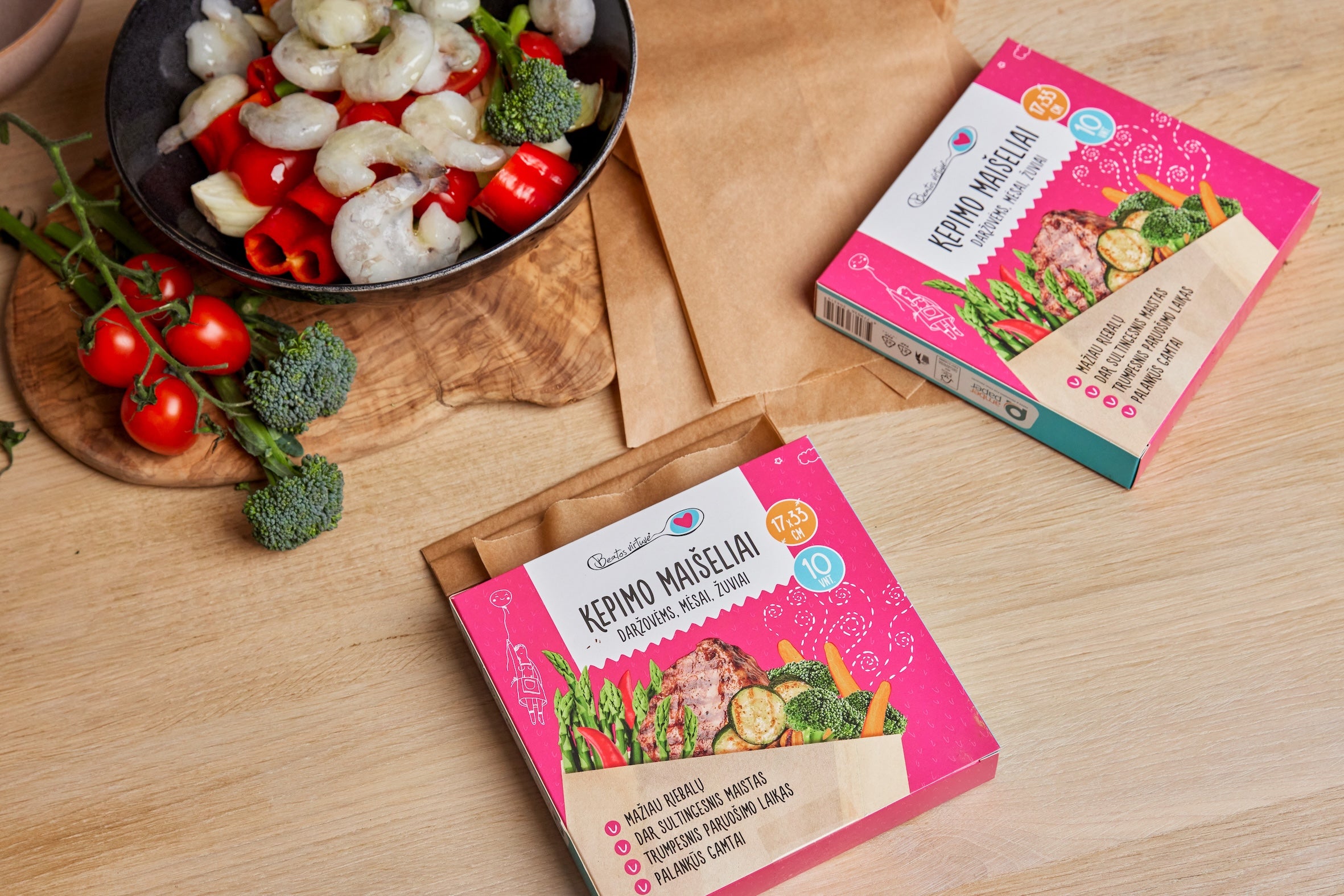 Beatos Virtuvė Kepimo Maišeliai (patiekalams)