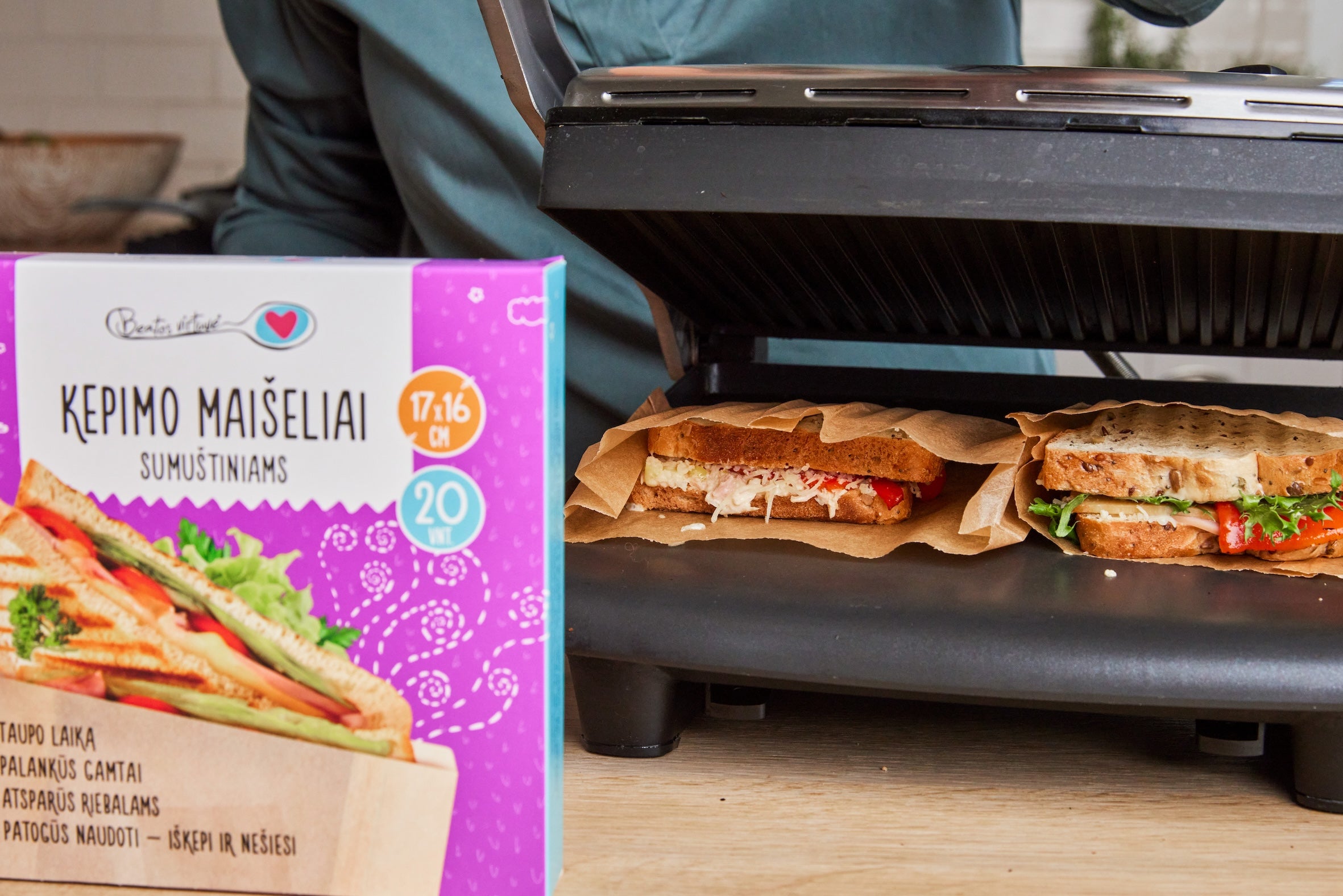 Beatos Virtuvė Kepimo Maišeliai (sumuštiniams)