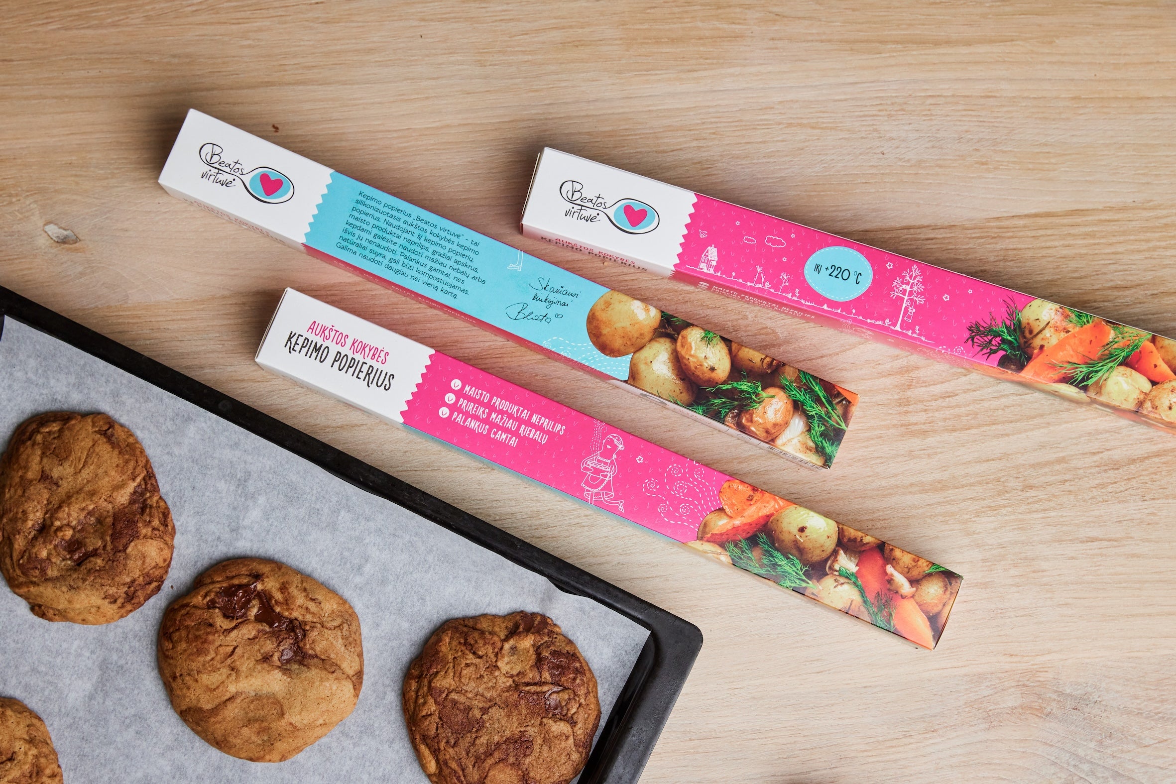 Beatos Virtuvė aukštos kokybės Kepimo Poperius