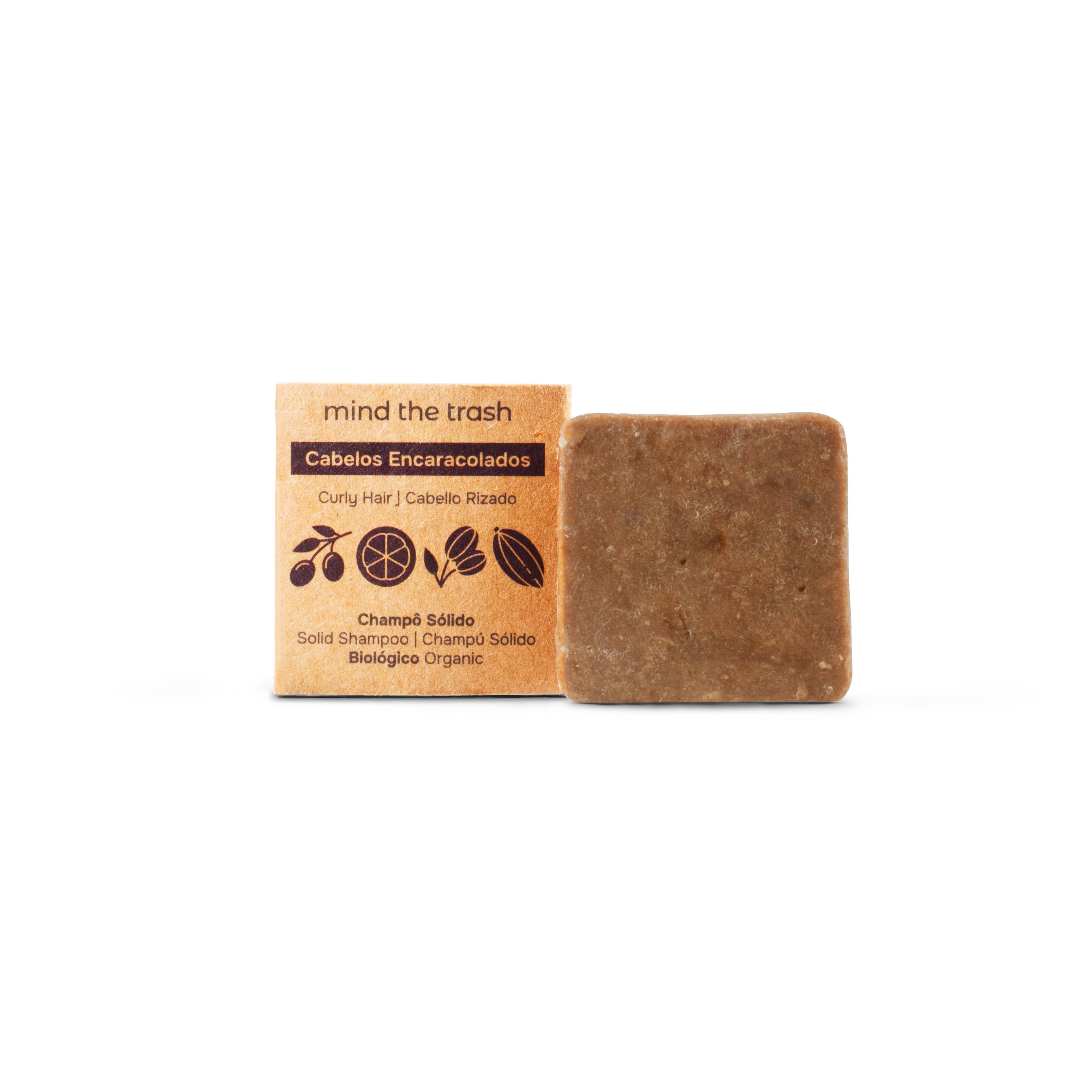 Solid Shampoo Curly Hair Travel Size – Mind The Trash – priekinis vaizdas | Beata Nicholson