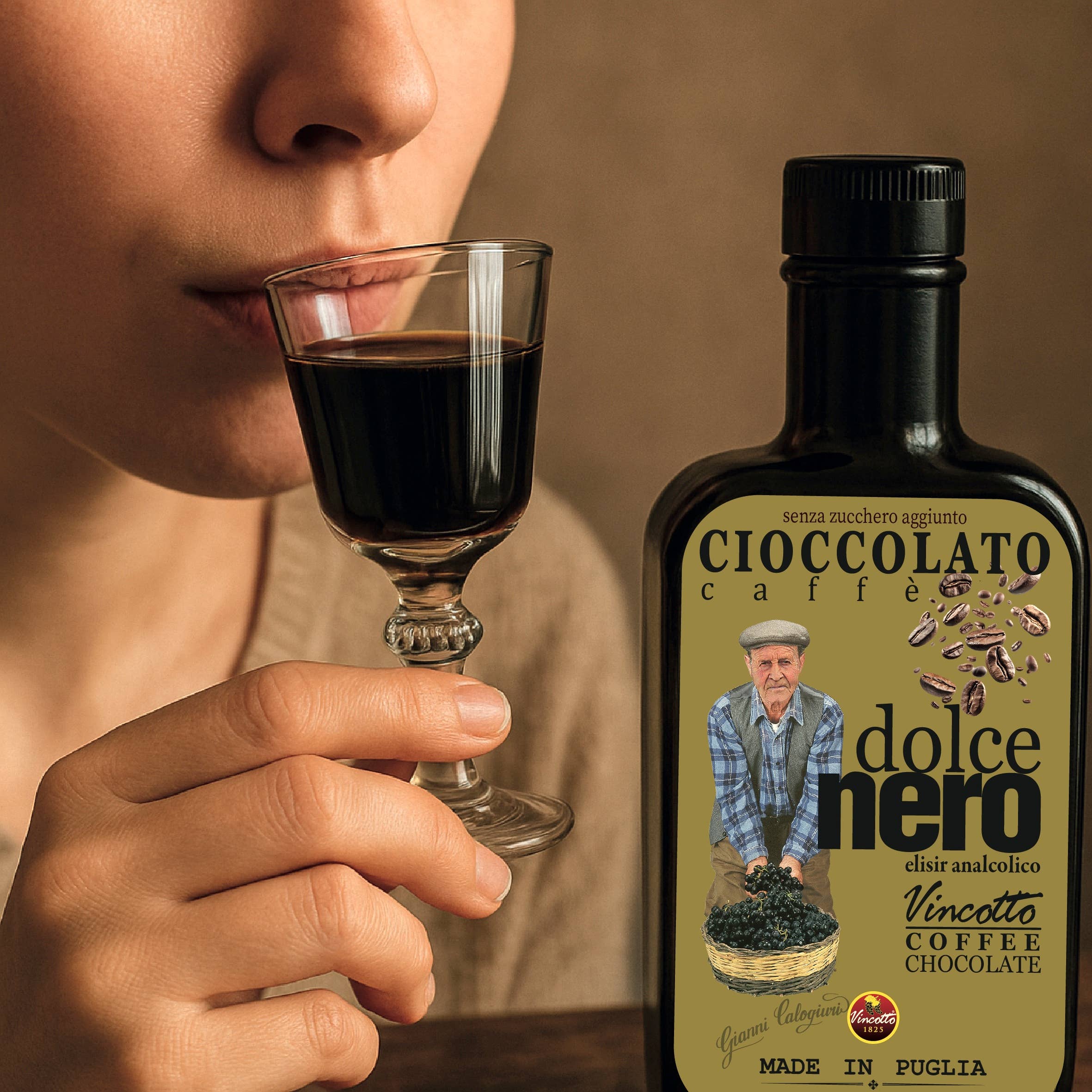 Ypatingas šokoladinis vynuogių eliksyras - Dolcenero Vincotto Chocolate ir kavos eliksyras