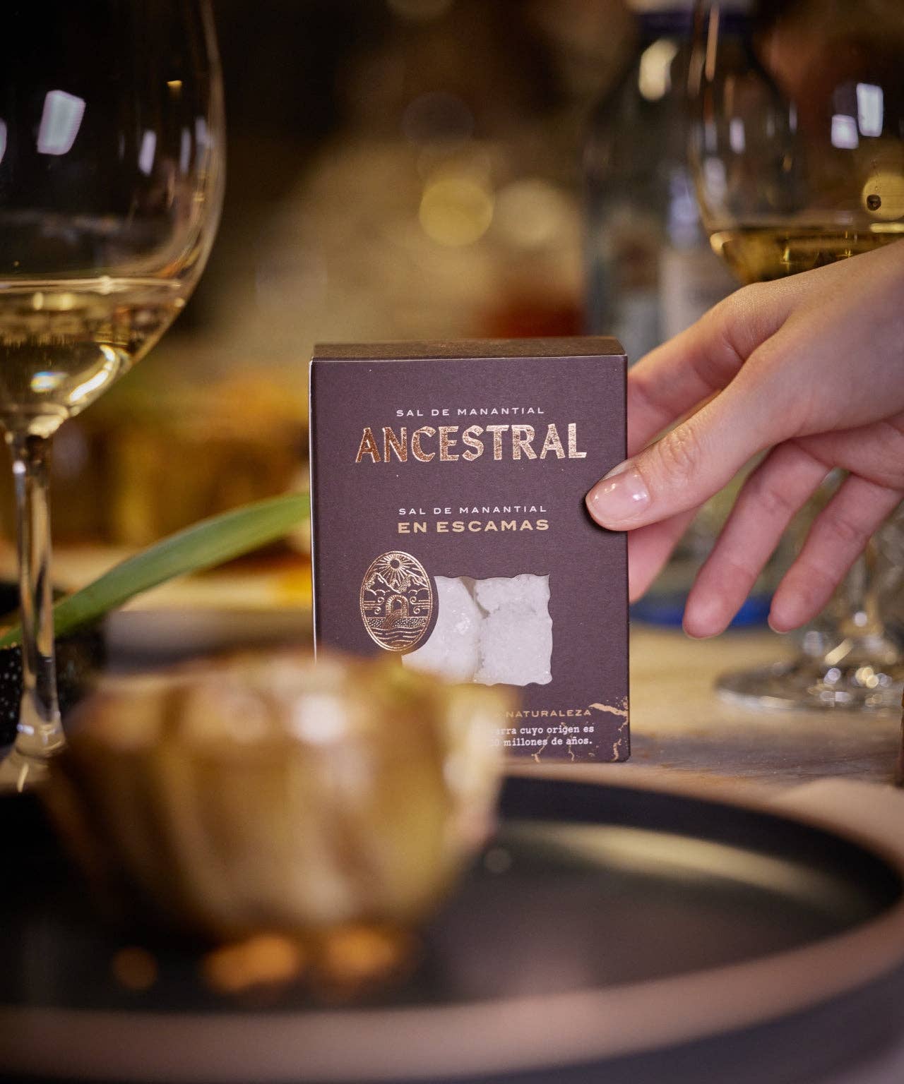 Ypatingo grynumo šaltinio druskos dribsniai | Ancestral 125g