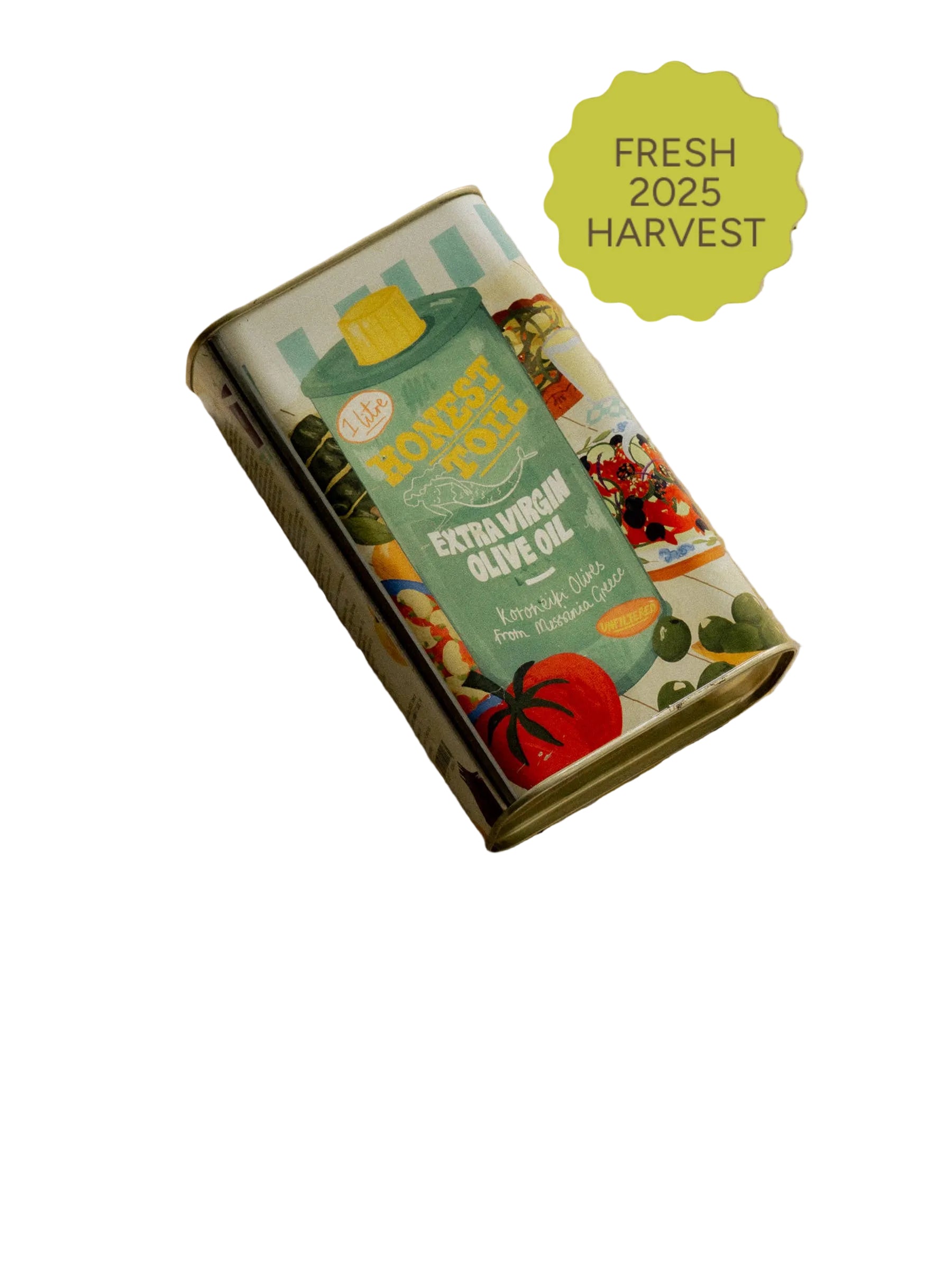 Švelnus, aromatingas, nedidelės partijos 🌿 nefiltruotas ypač tyras alyvuogių aliejus, 1 litro skardinė