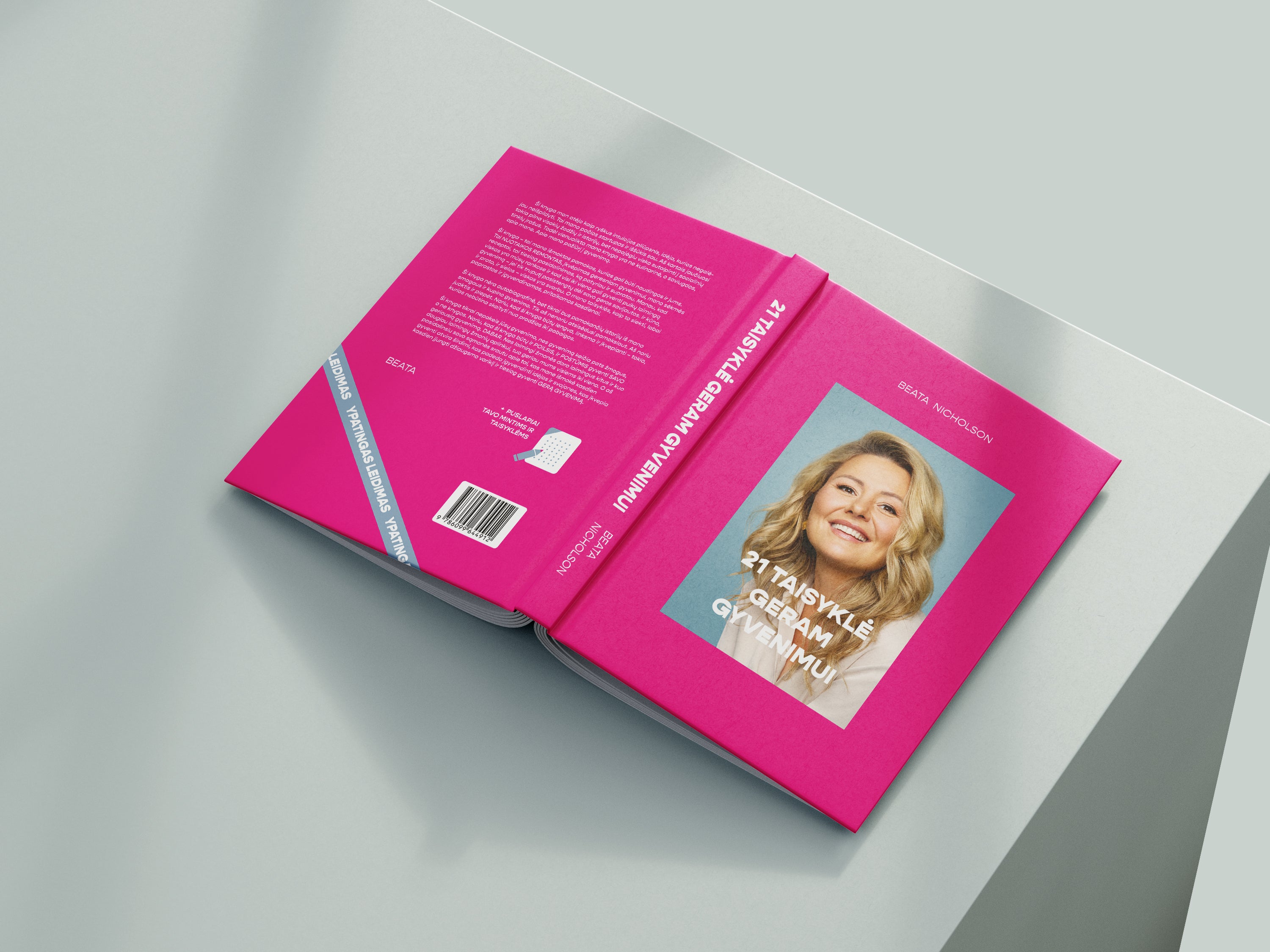 21 taisyklė geram gyvenimui - Riboto leidimo kietais viršeliais su "Gyvenimas dovana' dovanų pakavimo popierius