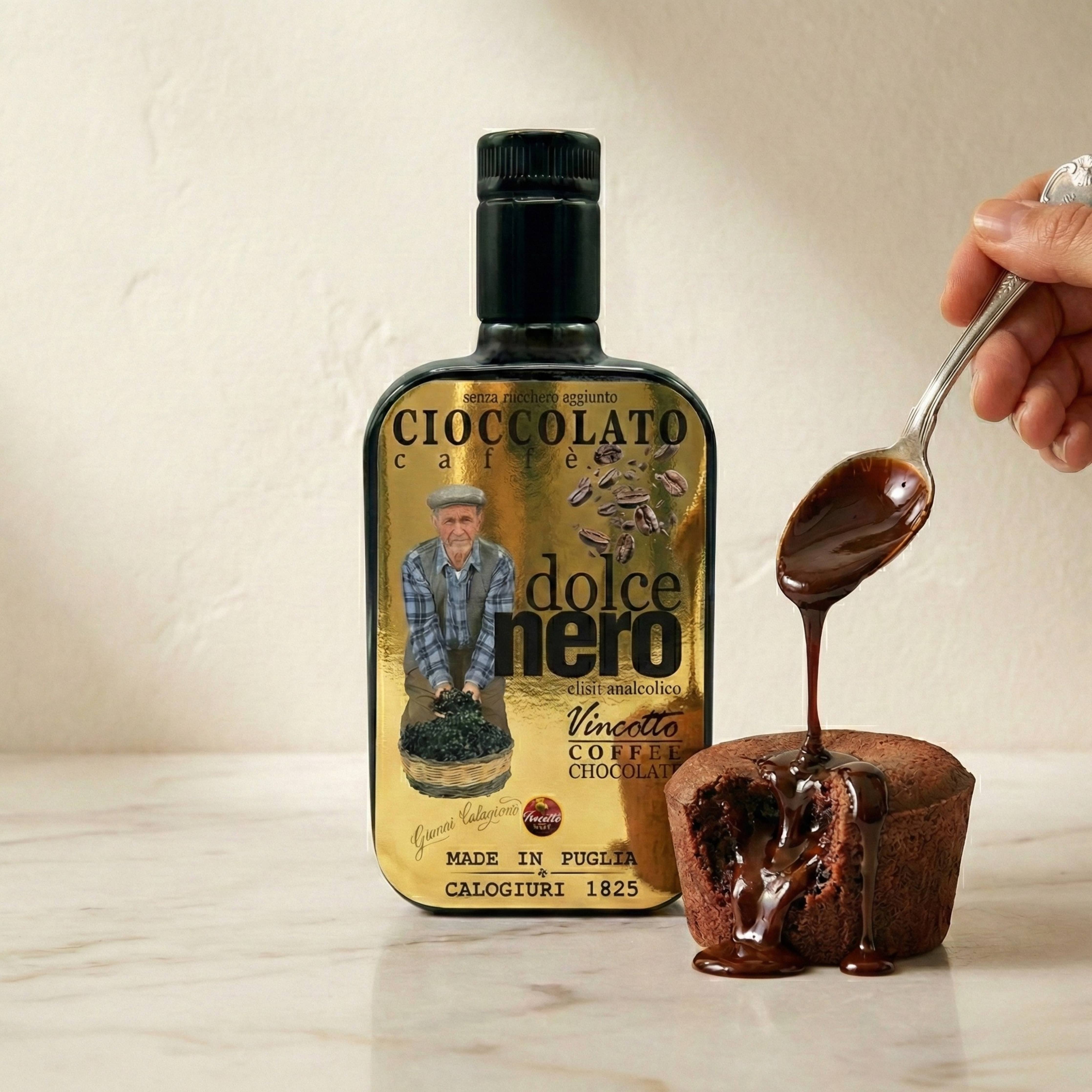 Ypatingas šokoladinis vynuogių eliksyras - Dolcenero Vincotto Chocolate ir kavos eliksyras