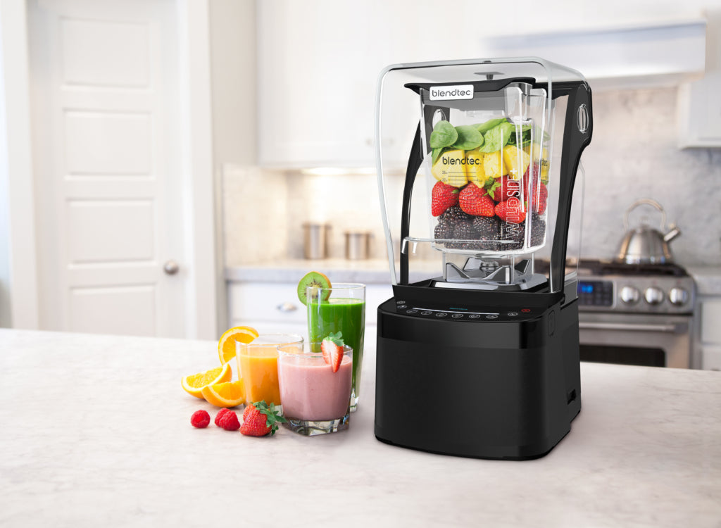 Blendtec Professional 800 maišytuvas modernioje virtuvėje