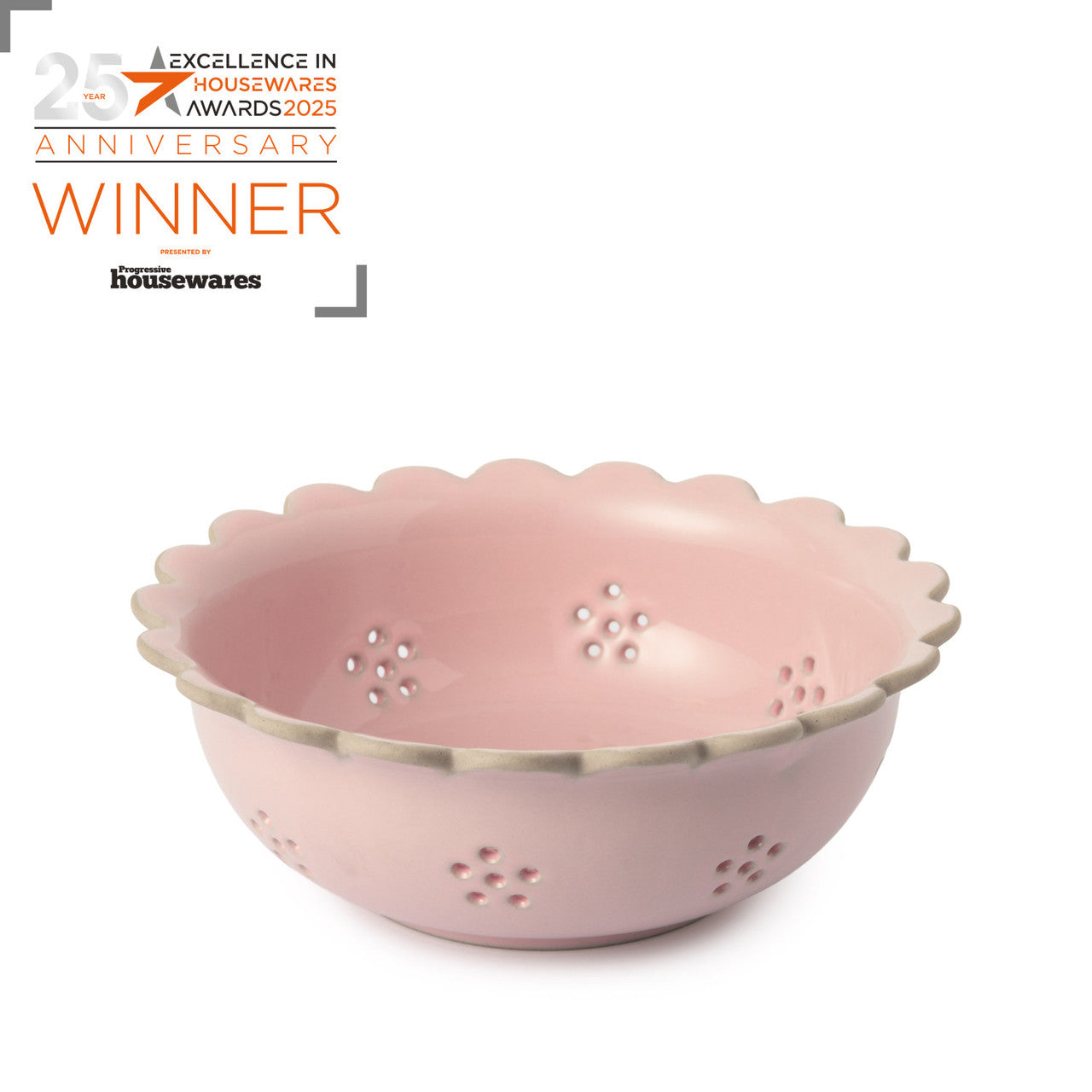 Jamie Oliver BIG LOVE Beautiful Berry Bowl dubuo uogoms, 20 cm, rožinis