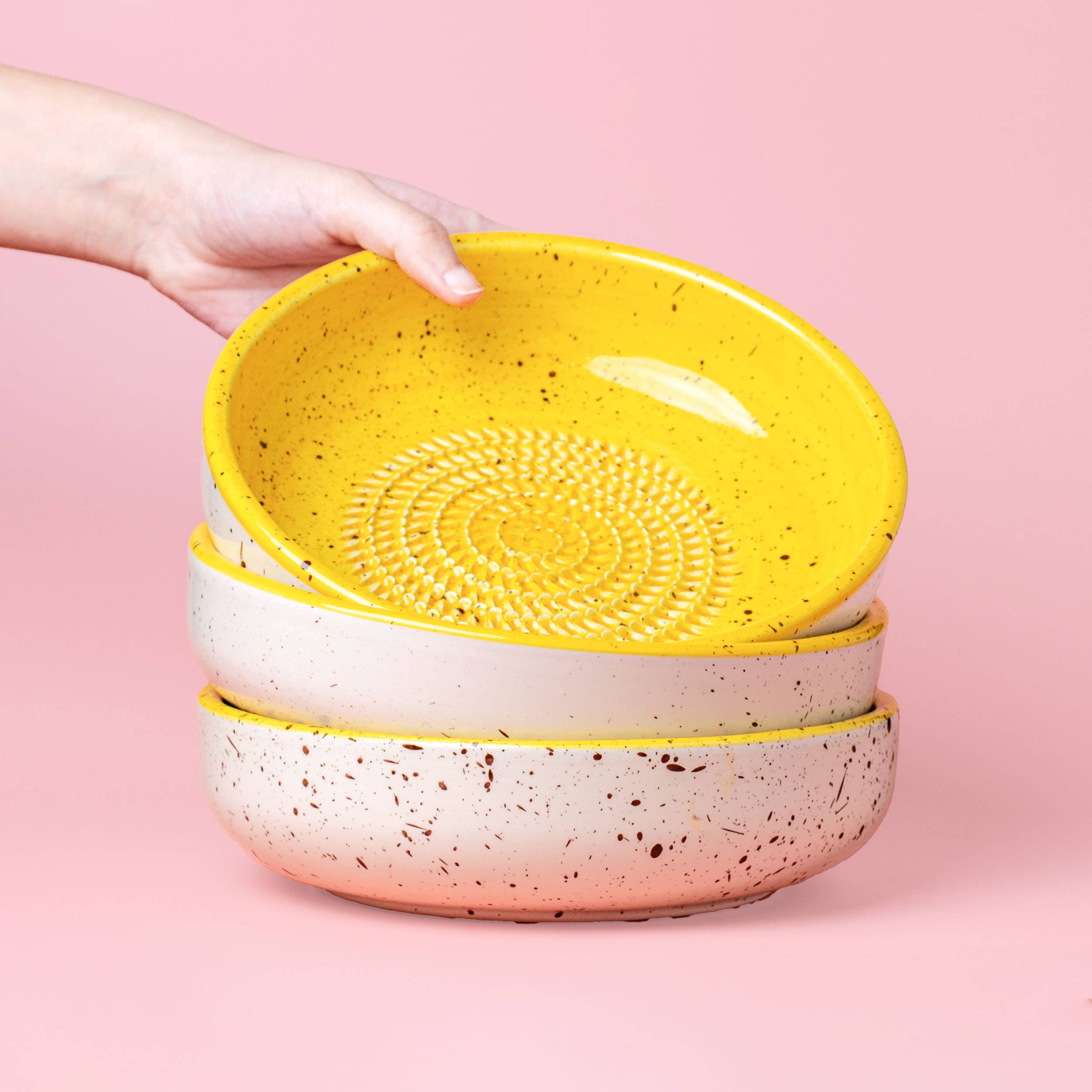 Didelė keraminė tarkavimo lėkštė + NEMOKAMAS šaukštas / CINAMONAS