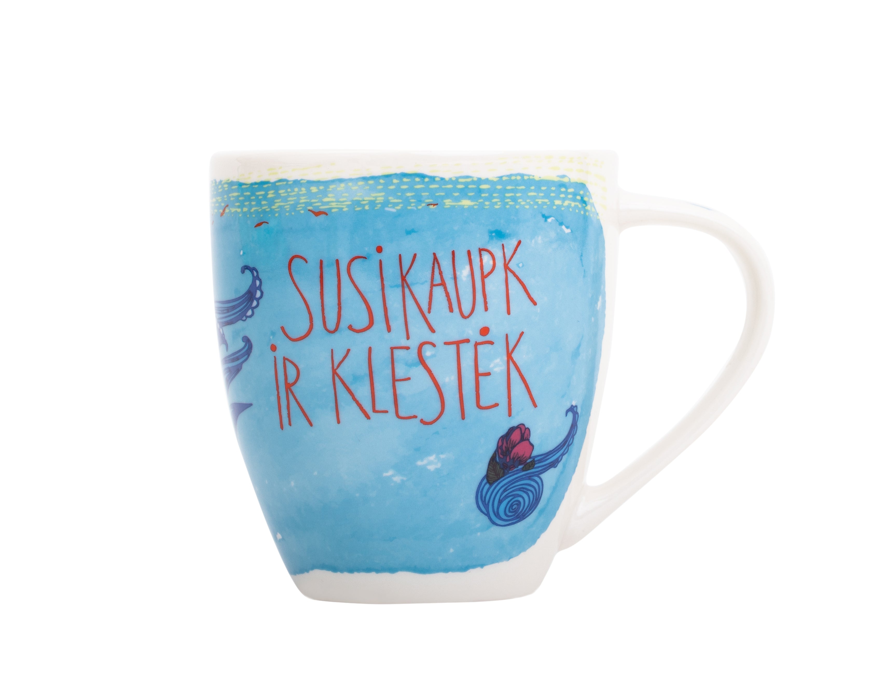 Puodelis SUSIKAUPK IR KLESTĖK