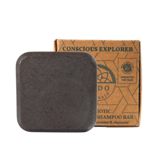 CONSCIOUS EXPLORER: kūno prausiklis ir šampūnas viename – probiotinė muilo plytelė