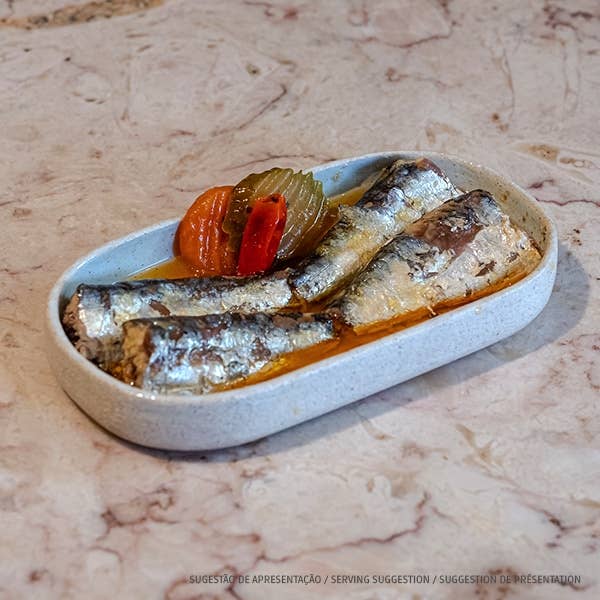 Sardines In Spicy Olive Oil With Pickles