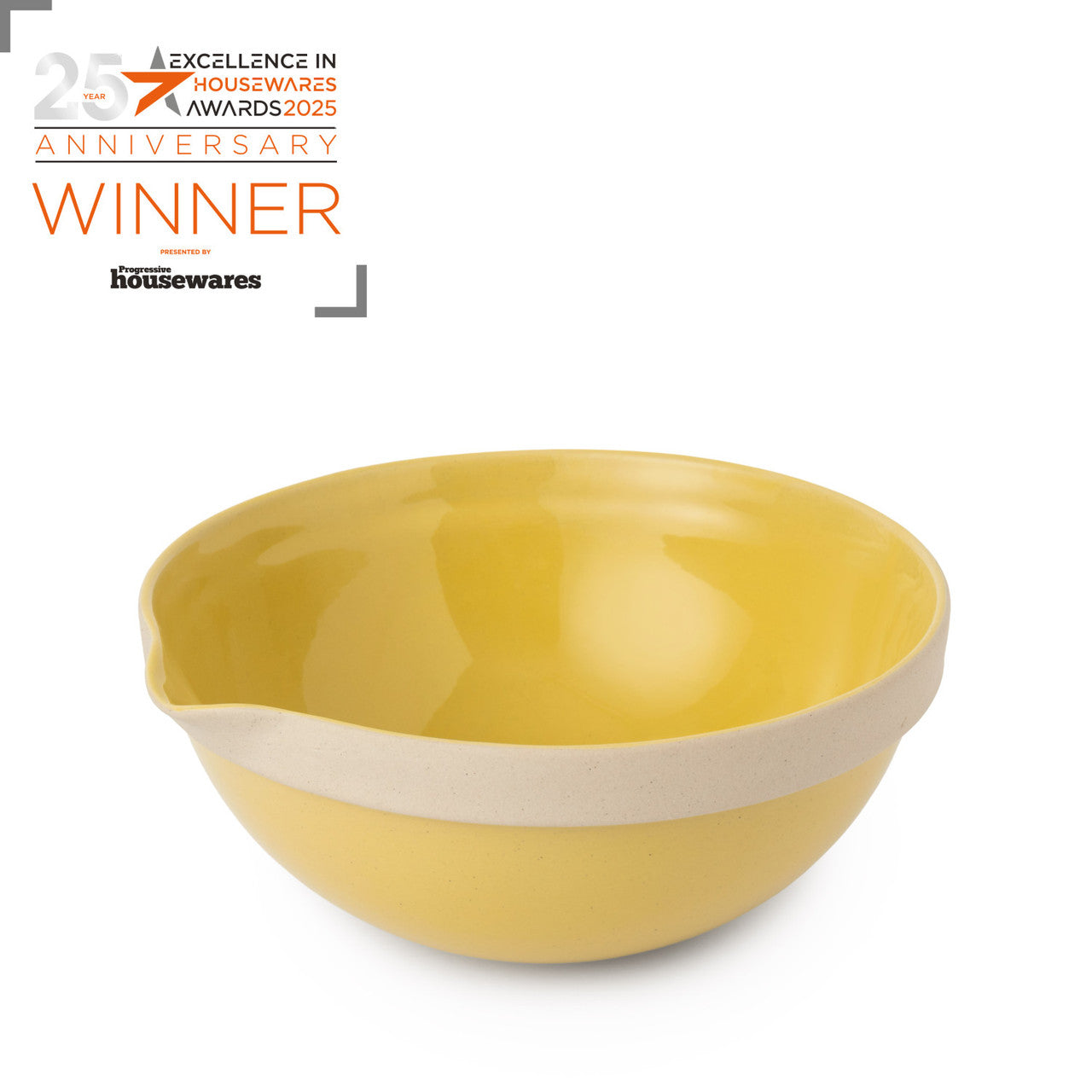 Jamie Oliver BIG LOVE Everyday Mixing Bowl maišymo dubuo, 1,4 l, geltonas