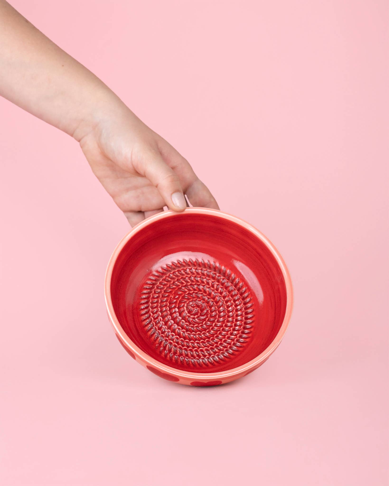 Vidutinio dydžio tarkos lėkštė, ispaniška rankų darbo keramika - Sweetheart