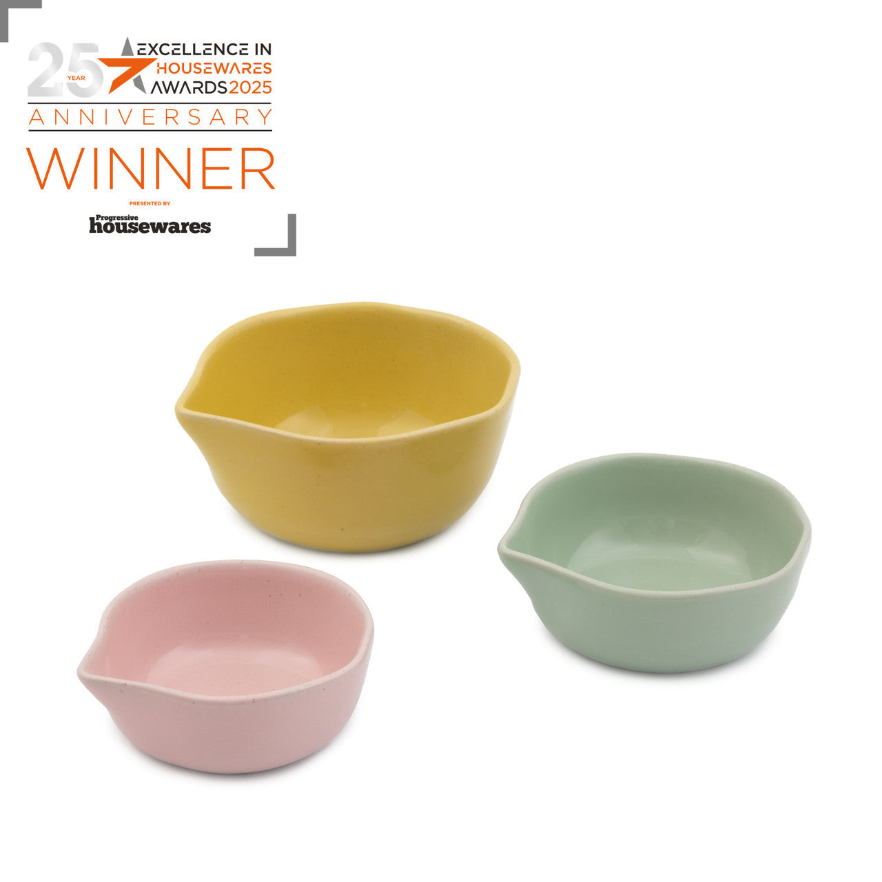 Jamie Oliver BIG LOVE Pinch-Me Pots dubenėliai-matavimo puodeliai, 3 vnt.