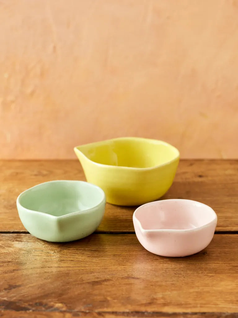 Jamie Oliver BIG LOVE „Pinch-Me Pots“ dubenėliai-matavimo puodeliai, 3 vnt. Jamie Oliver
