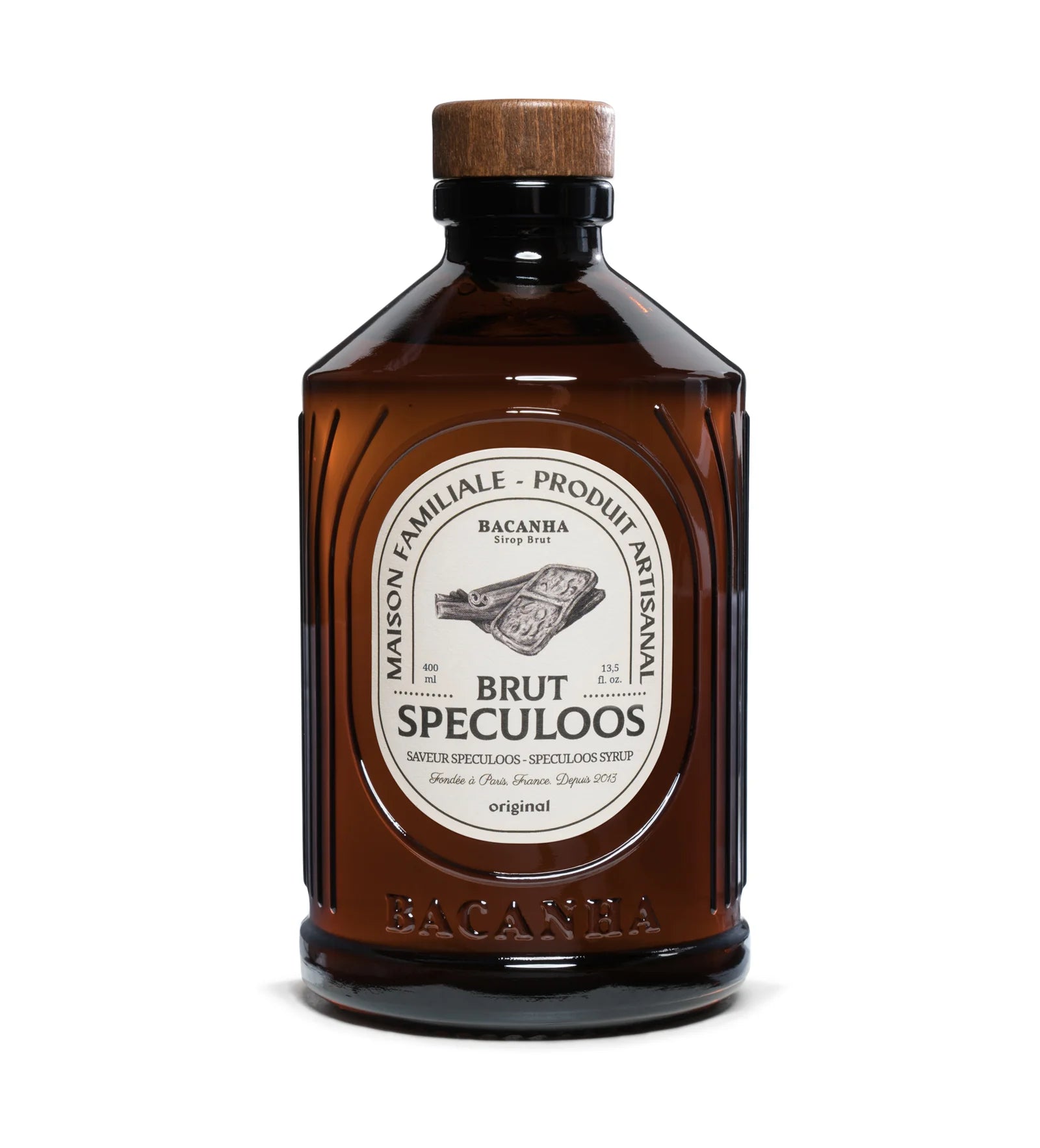 Natūralus Speculoos sausainių sirupas - 400 ml | Bacanha – priekinis vaizdas | Beata Nicholson