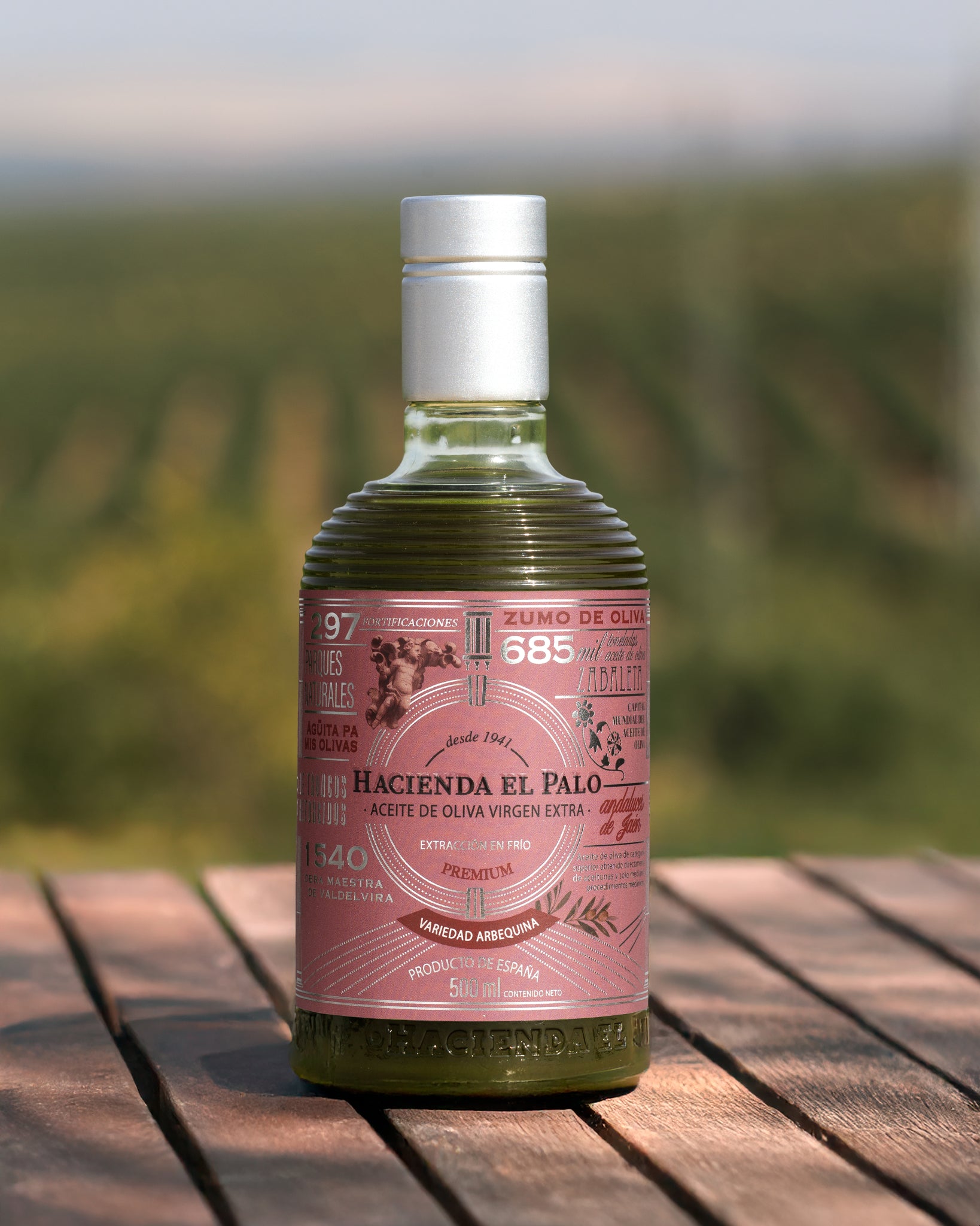 Švelnus Hacienda el Palo Arbequina – alyvuogių aliejus Beatos.lt