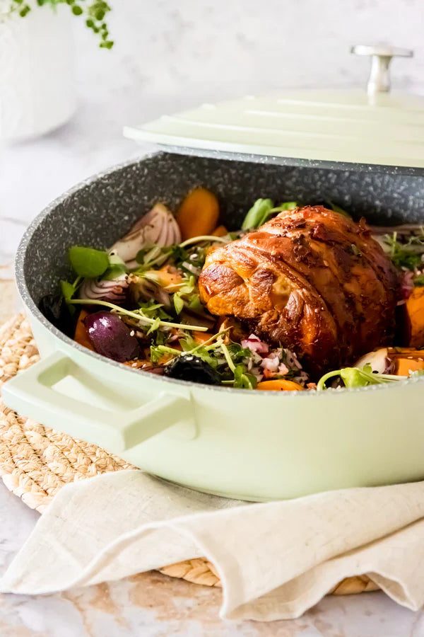 MasterClass 4L Mėtų žalia Aliuminis Puodas, 28cm, 4L 28cm