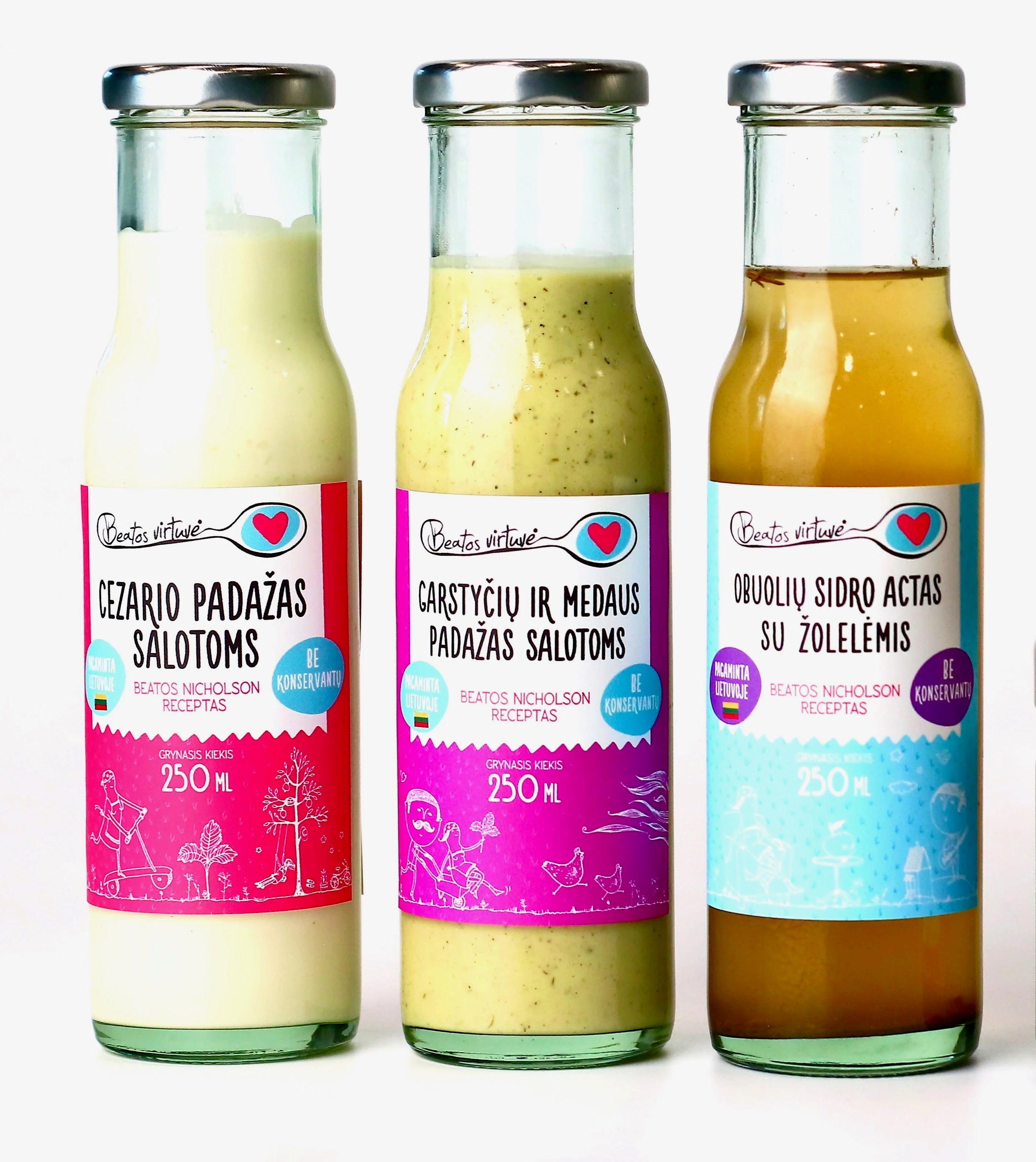 Beatos padažai salotoms