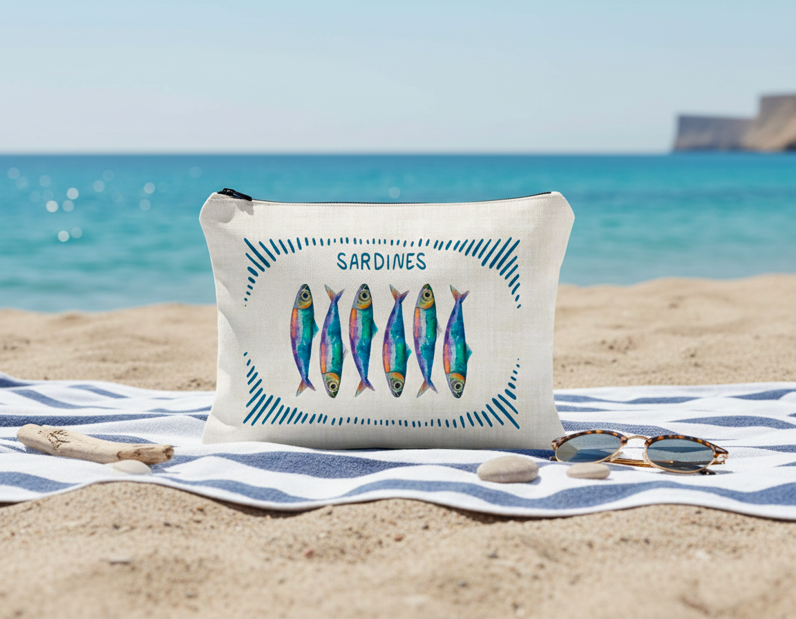 Sardine clutch bag Olivia Home