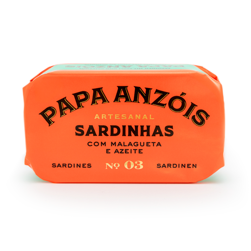Sardinės su čili ir alyvuogių aliejumi | Papa Anzóis – priekinis vaizdas | Beata Nicholson
